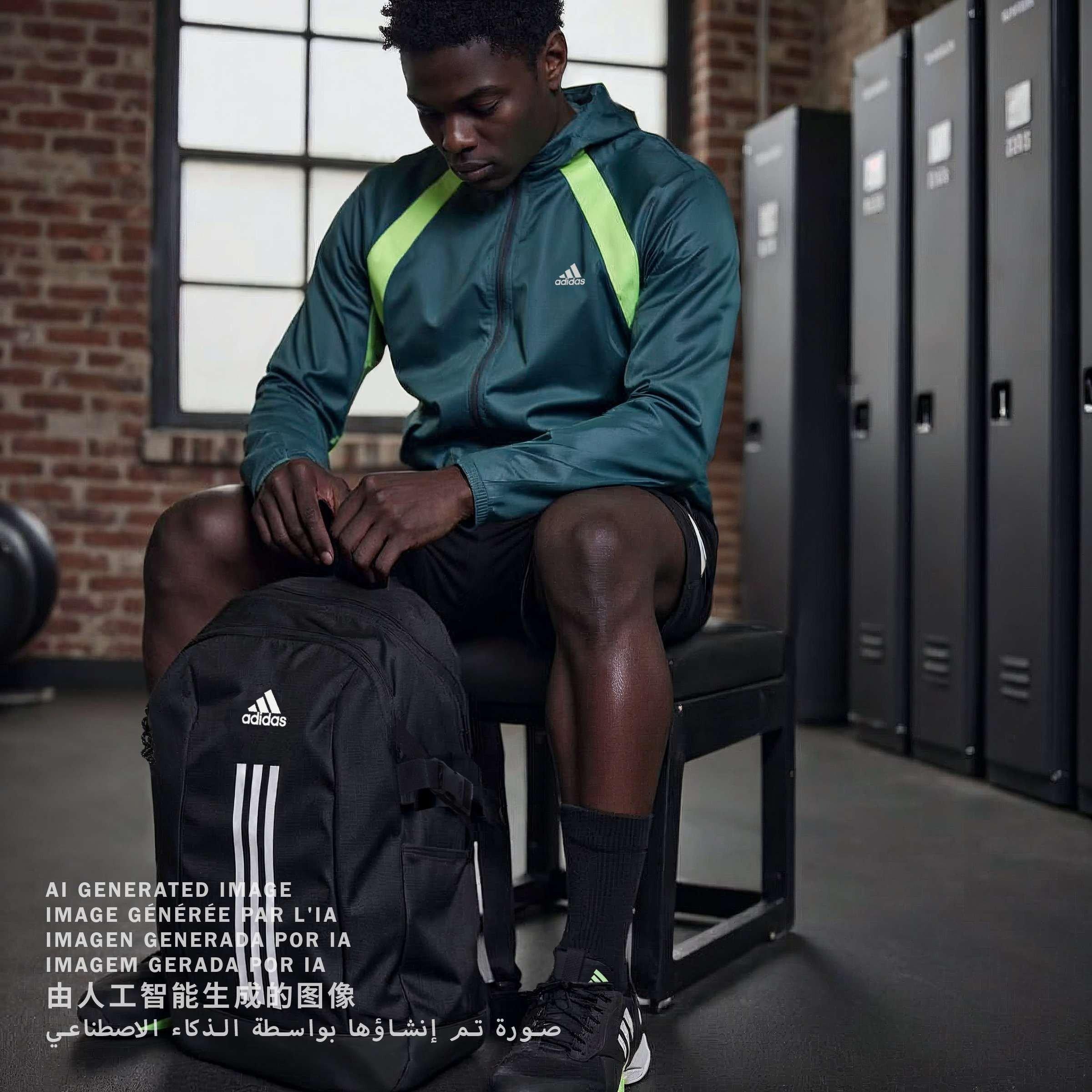 Black/White - adidas - Power Backpack - 9