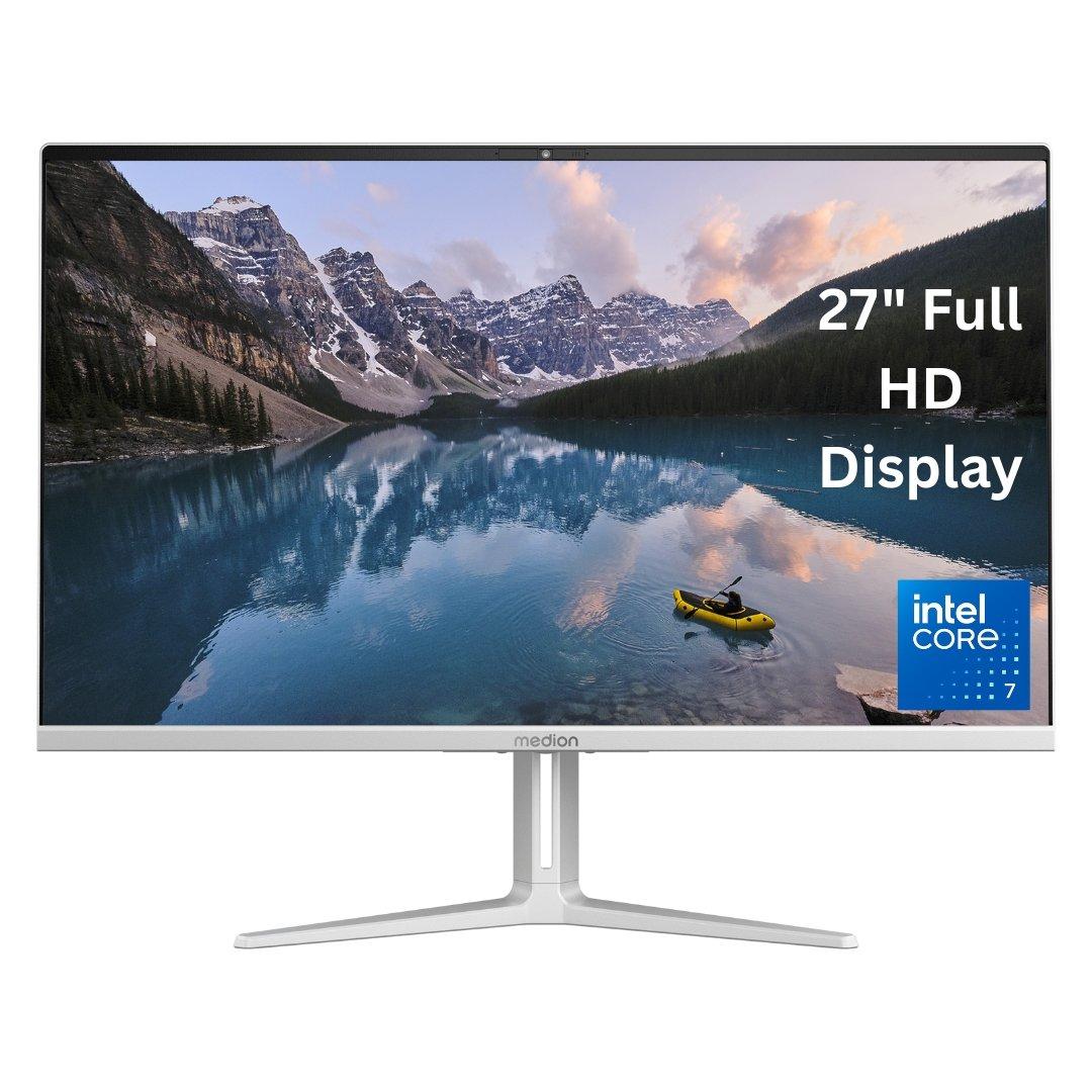 Black - Medion - Signium 27 S1 AIO PC - Intel Core 7 240H 32GB 1 TB - 1