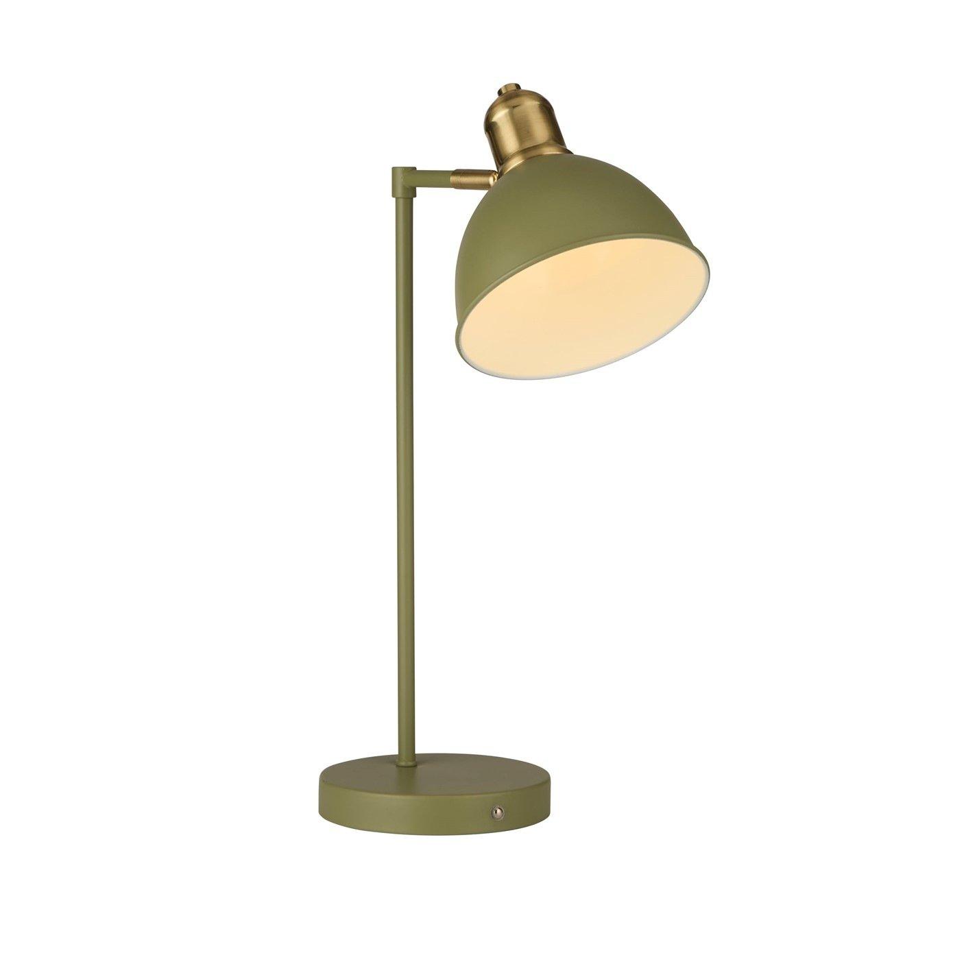 Sage Green And - Lighting Collection - Rechargable Desk Lamp In Green - 1