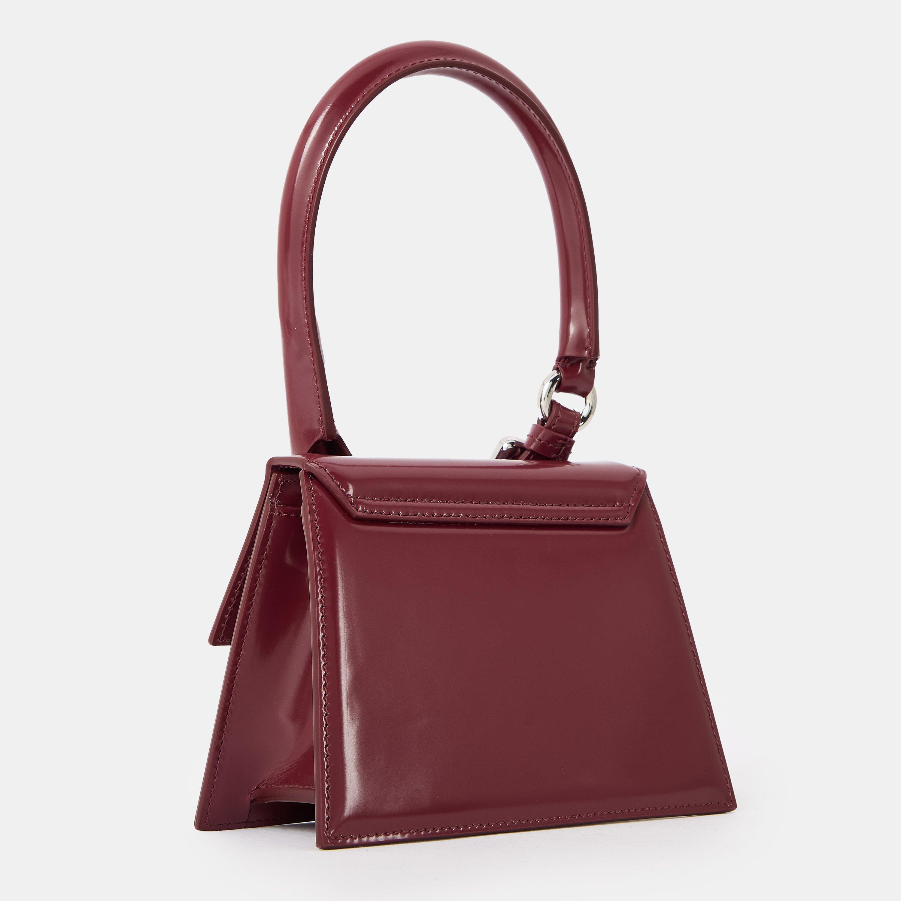 Burgundy - Jacquemus - Women's Jacquard Top Handle Bag - 2