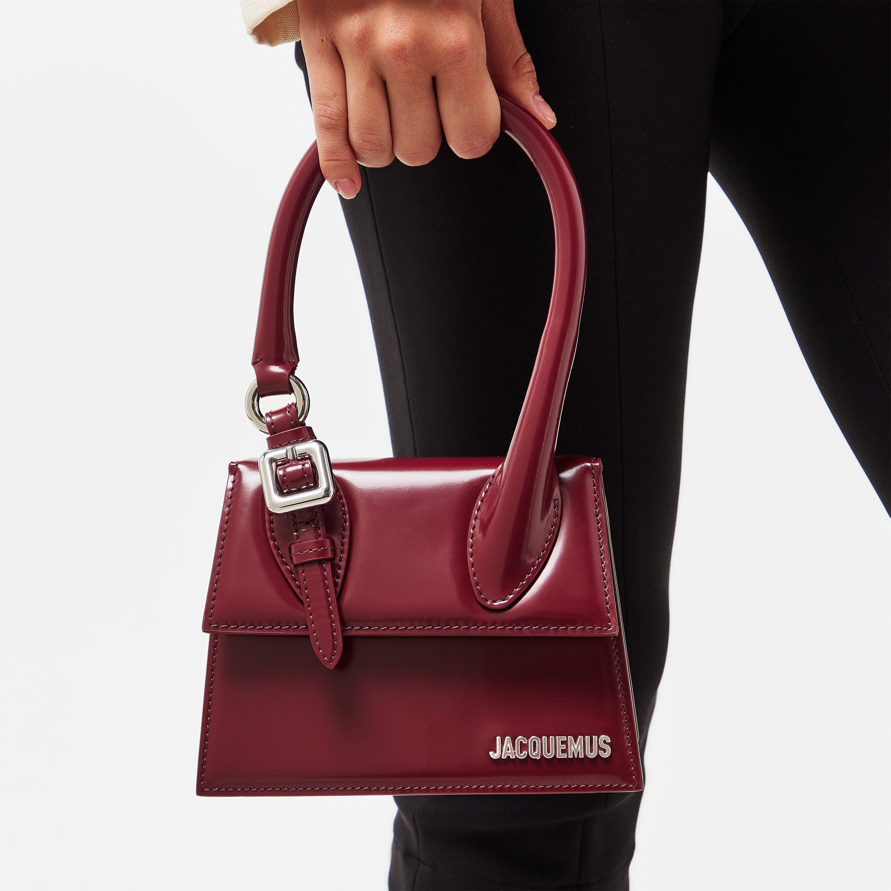 Burgundy - Jacquemus - Women's Jacquard Top Handle Bag - 3