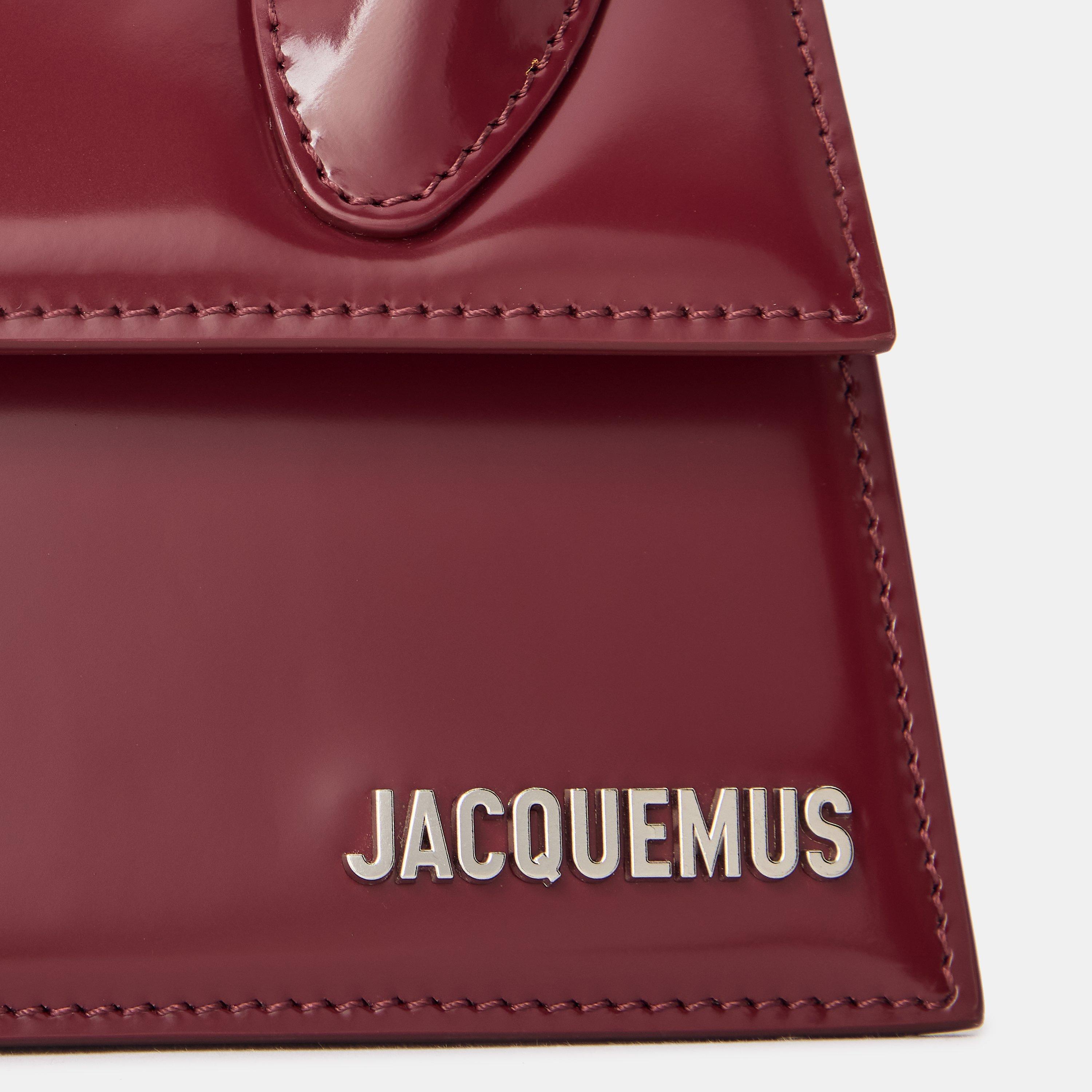 Burgundy - Jacquemus - Women's Jacquard Top Handle Bag - 4