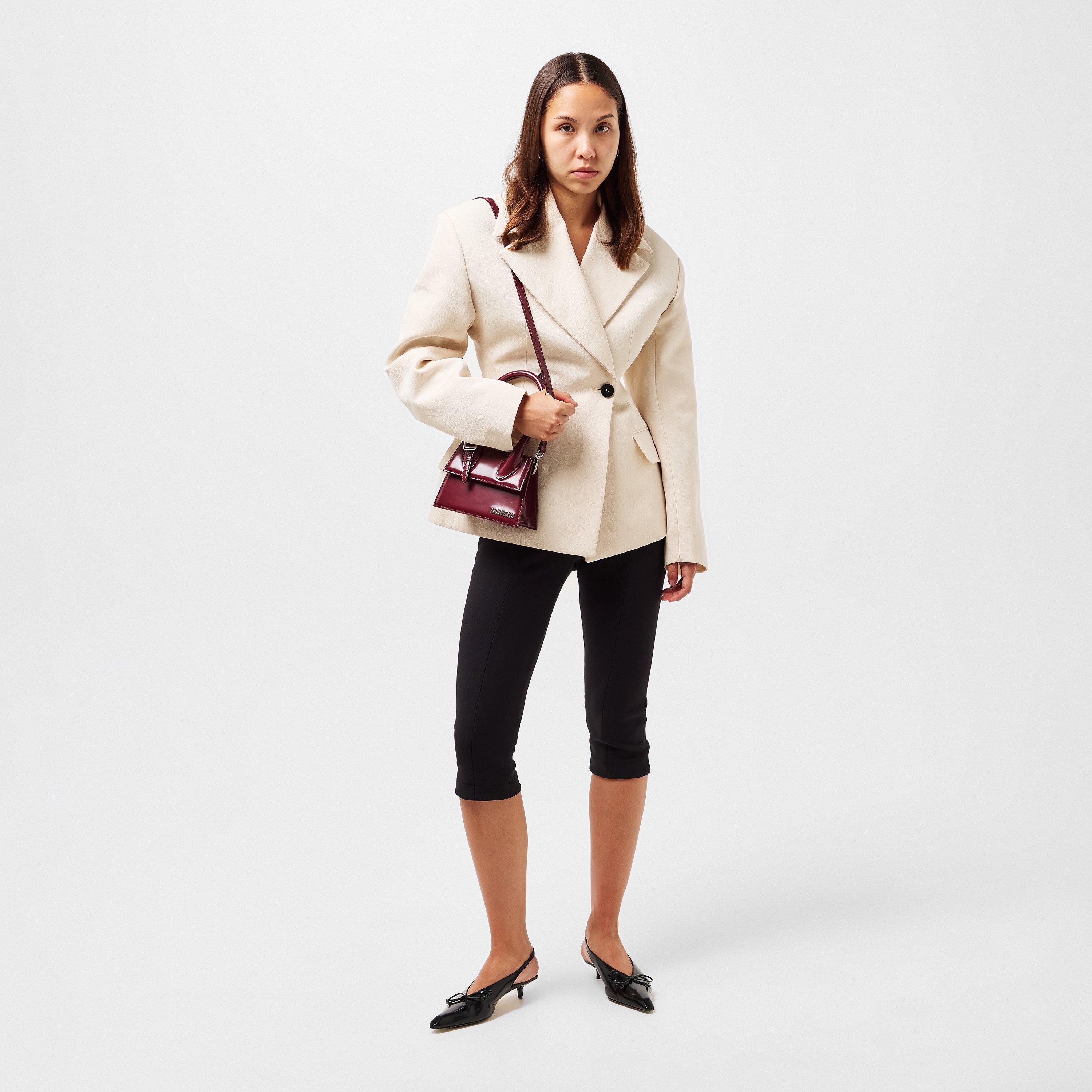 Burgundy - Jacquemus - Women's Jacquard Top Handle Bag - 6