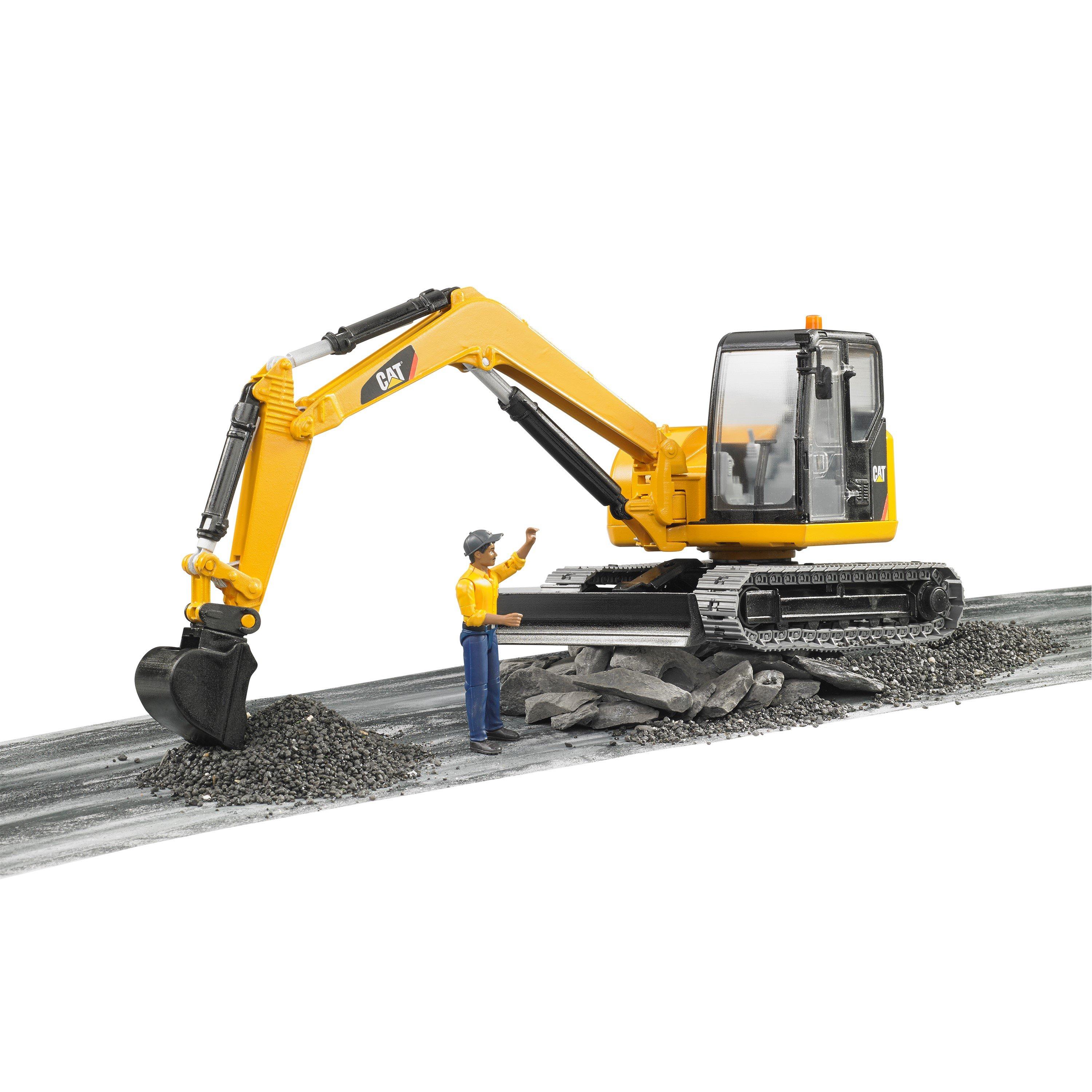 Multi - Bruder - Bruder 1:16 Cat Mini excavator with worker ¿ Track - 2