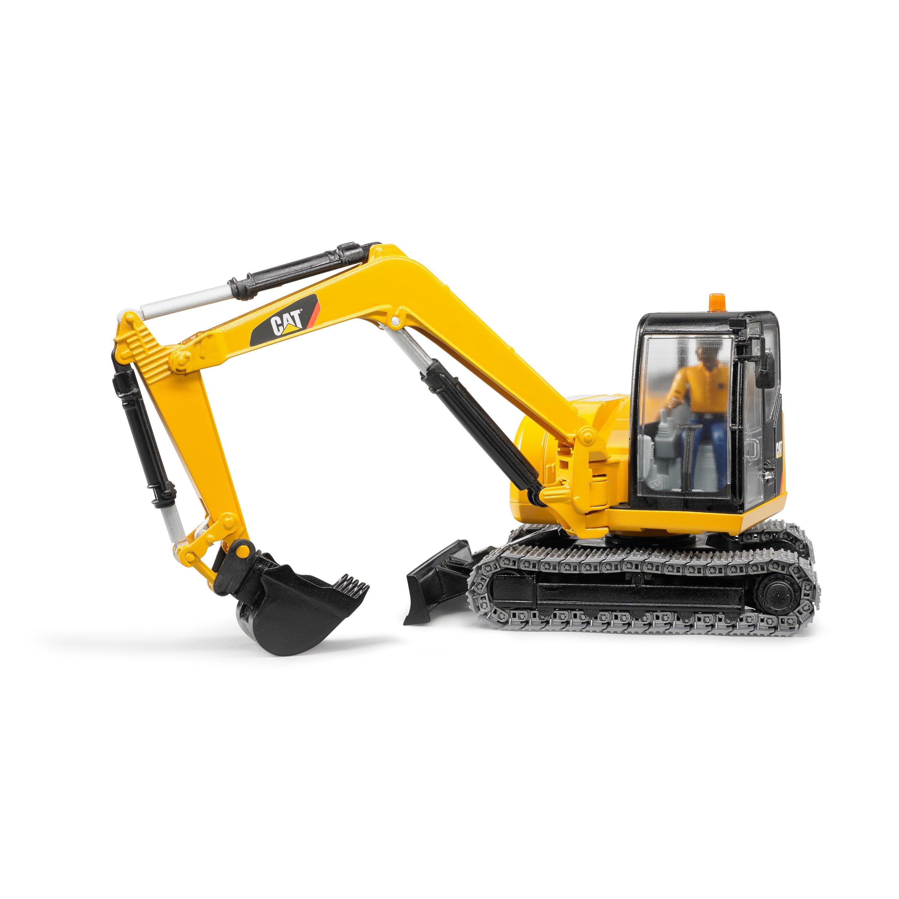 Multi - Bruder - Bruder 1:16 Cat Mini excavator with worker ¿ Track - 4