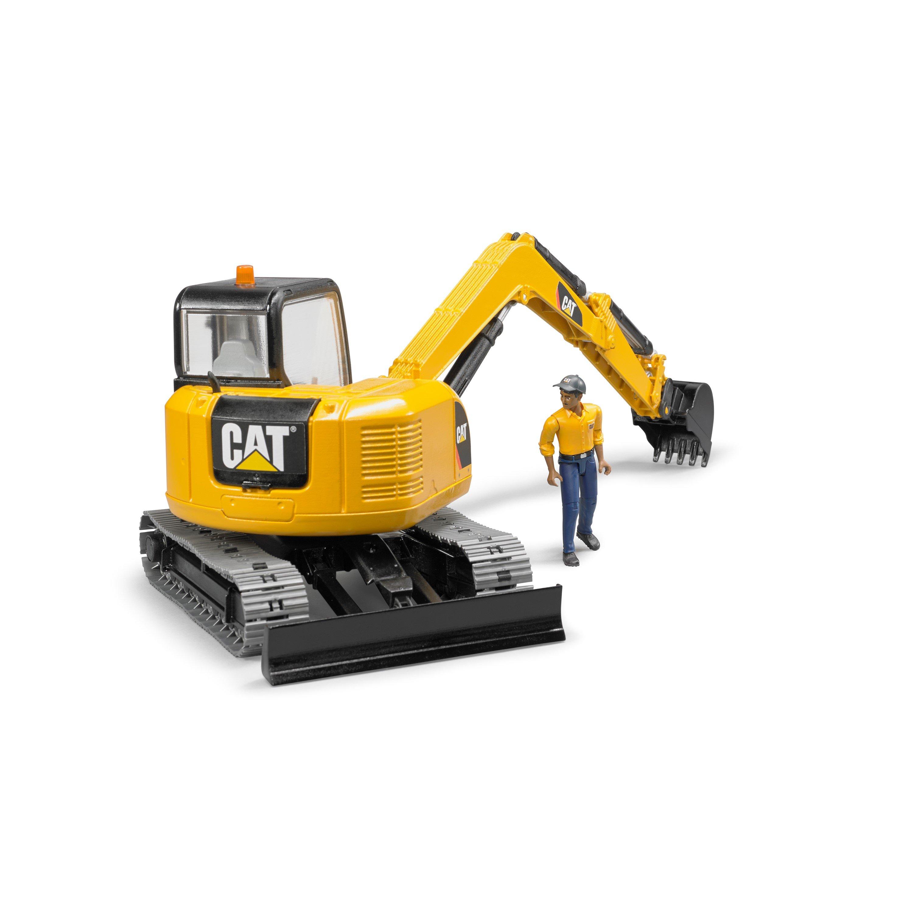 Multi - Bruder - Bruder 1:16 Cat Mini excavator with worker ¿ Track - 5