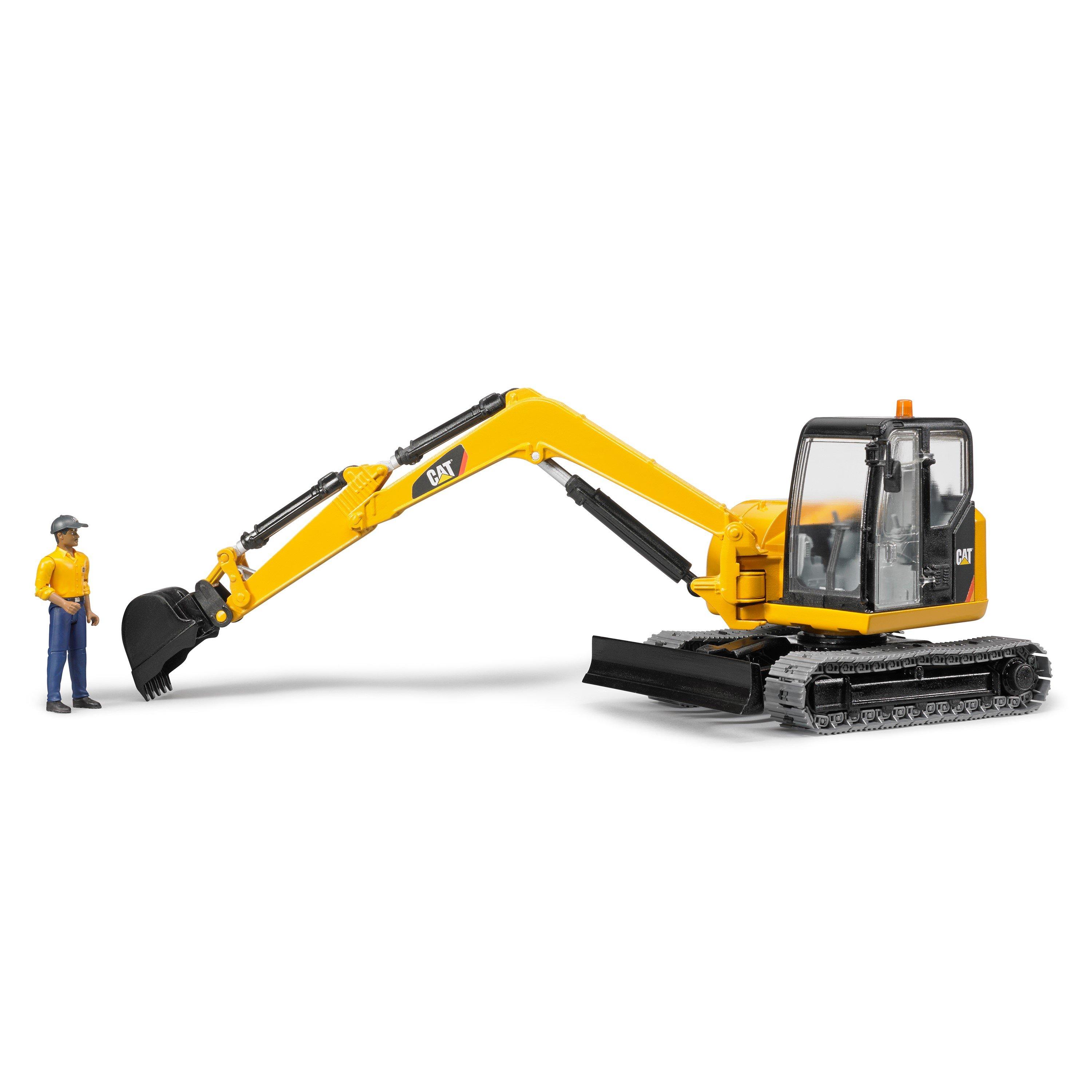 Multi - Bruder - Bruder 1:16 Cat Mini excavator with worker ¿ Track - 7