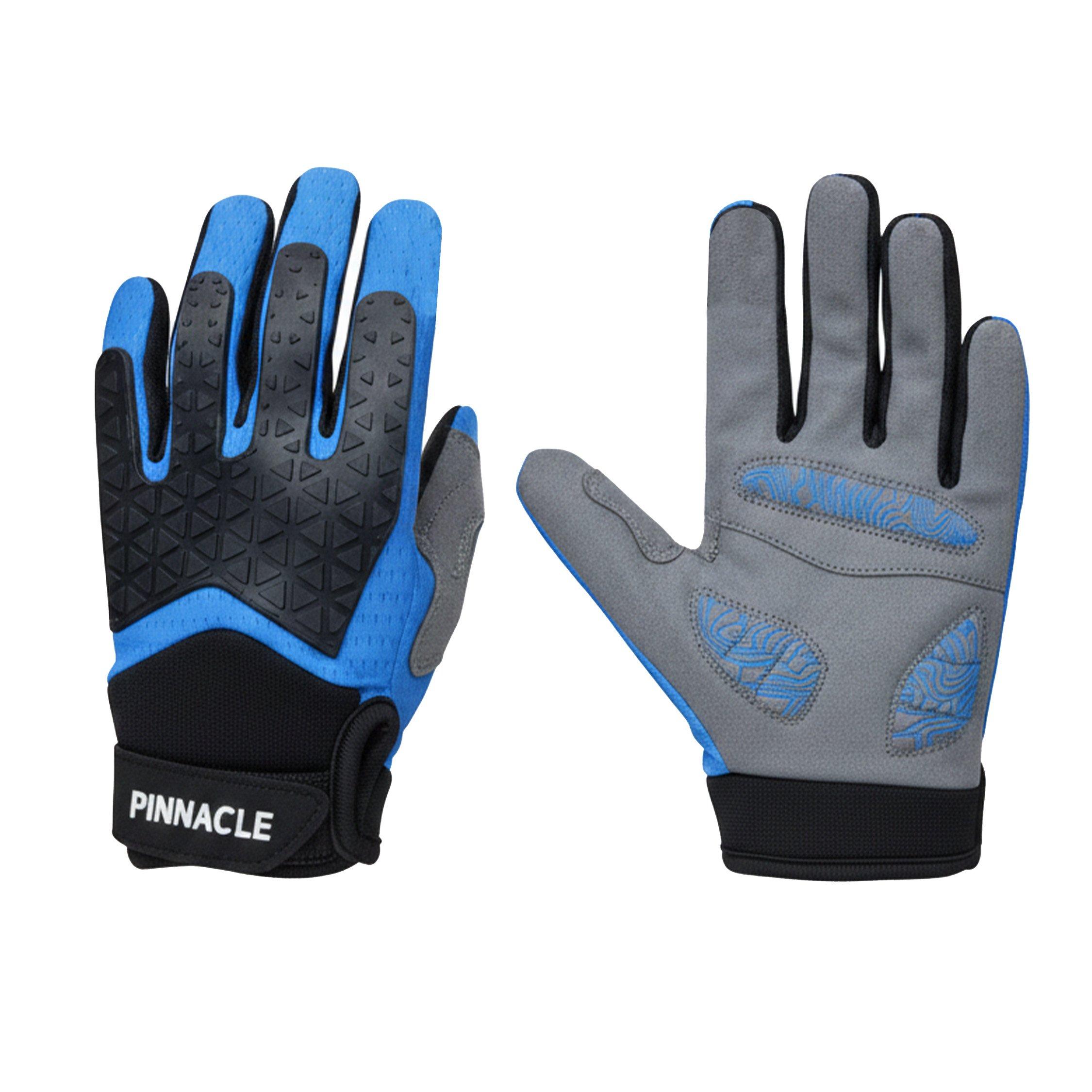 Blue - Pinnacle - Kids' Breathable Lightweight Cycling Gloves - 1