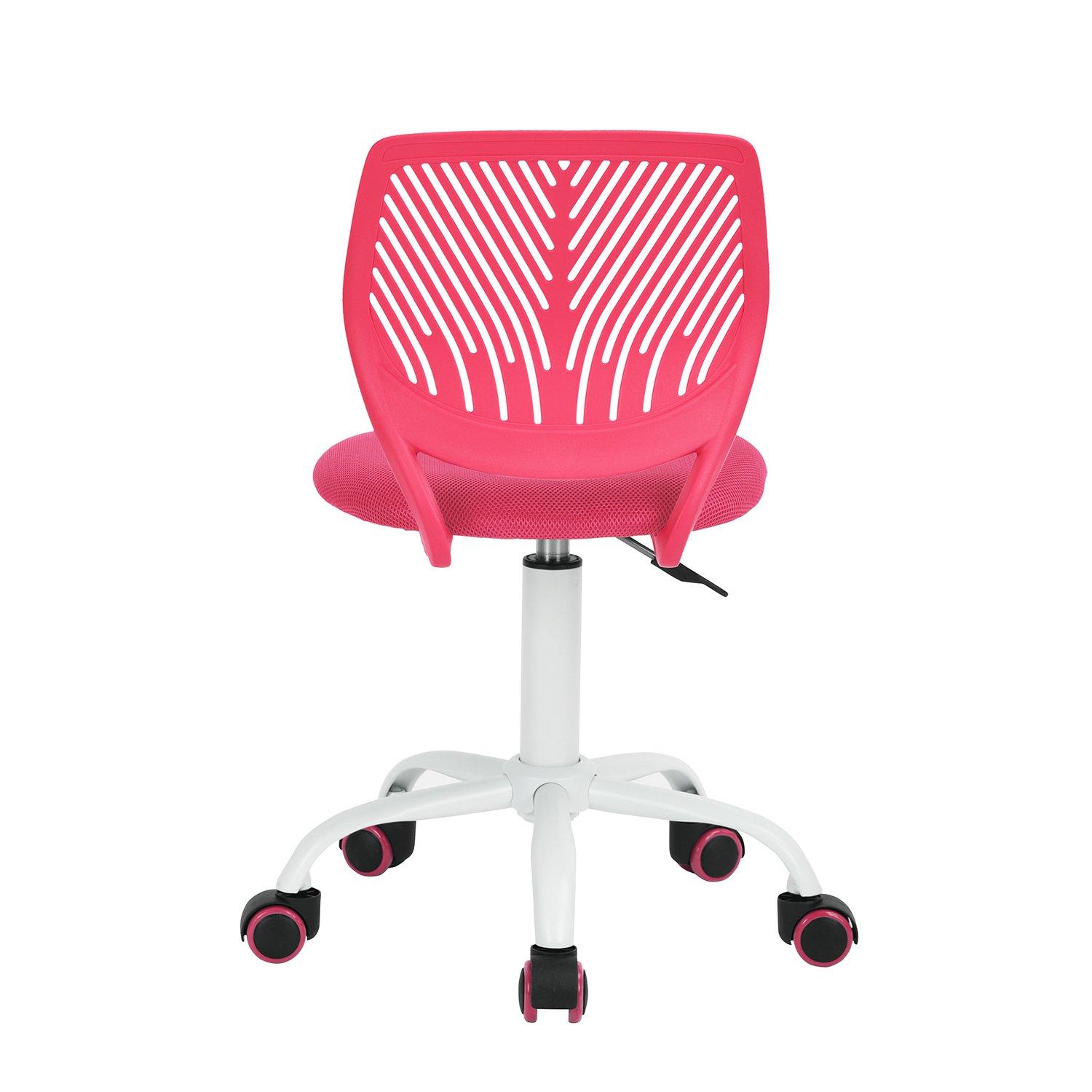 Pink - Urban Meuble - Kids Swivel Desk Chair – Adjustable Height - 4