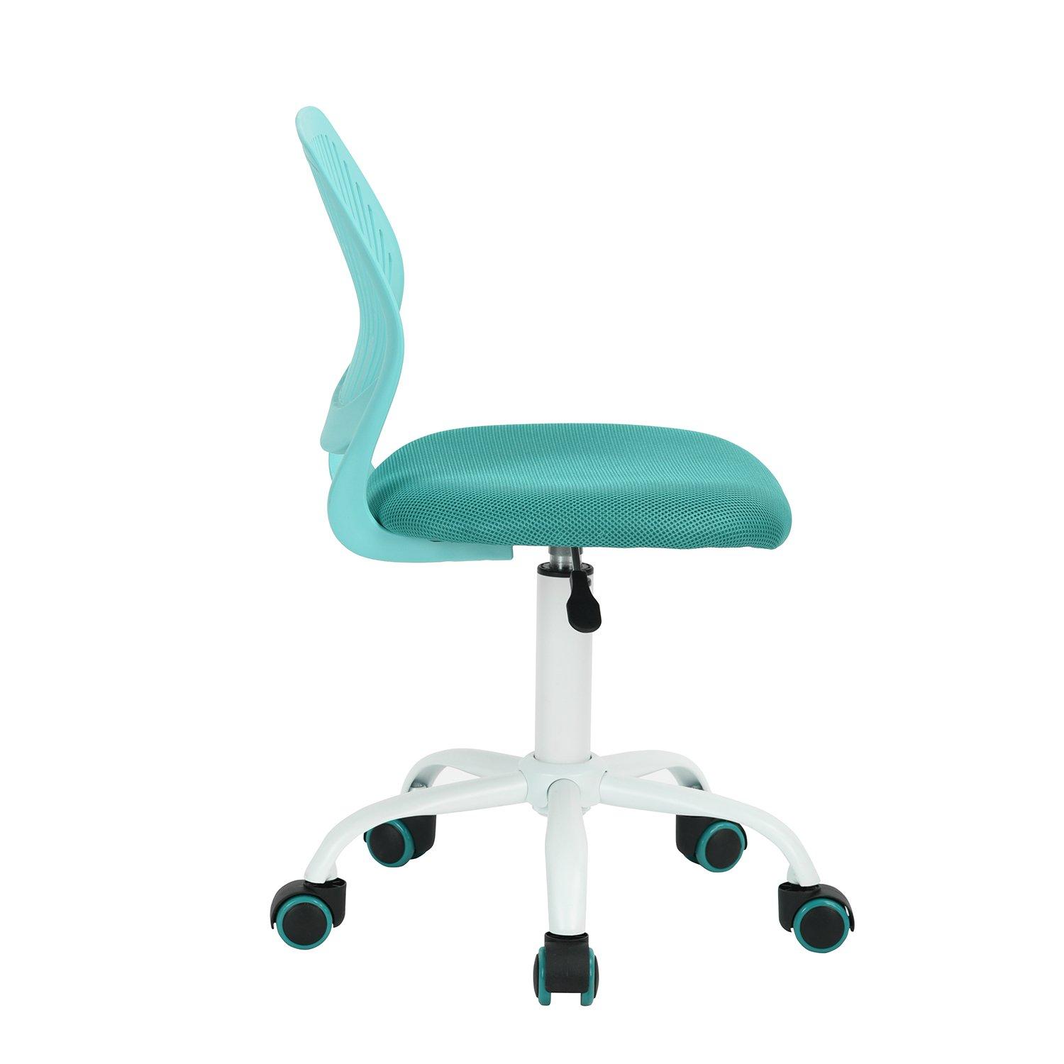 Turquoise - Urban Meuble - Kids Swivel Desk Chair – Adjustable Height - 3