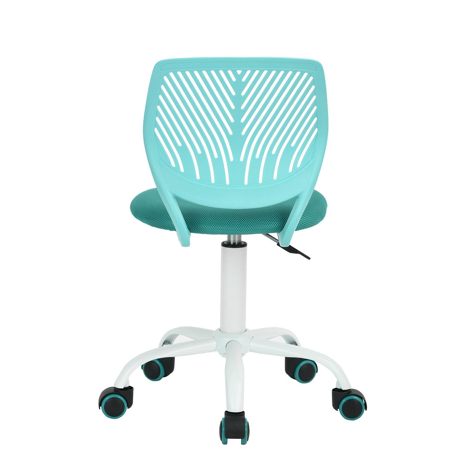 Turquoise - Urban Meuble - Kids Swivel Desk Chair – Adjustable Height - 4