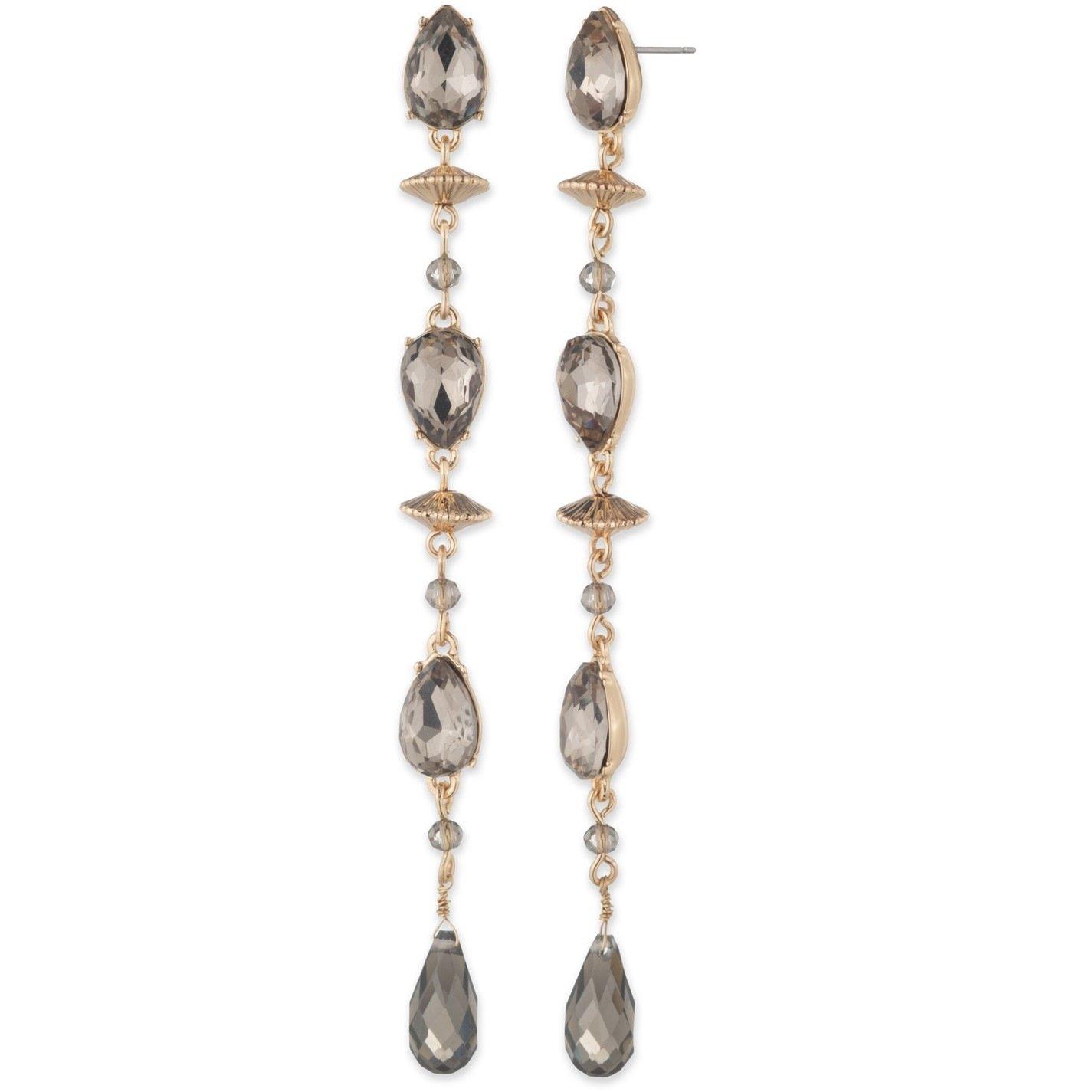 GLD/GRIEGE - Lauren Ralph Lauren - Lauren Ralph Lauren Beaded Linear Earrings - 1