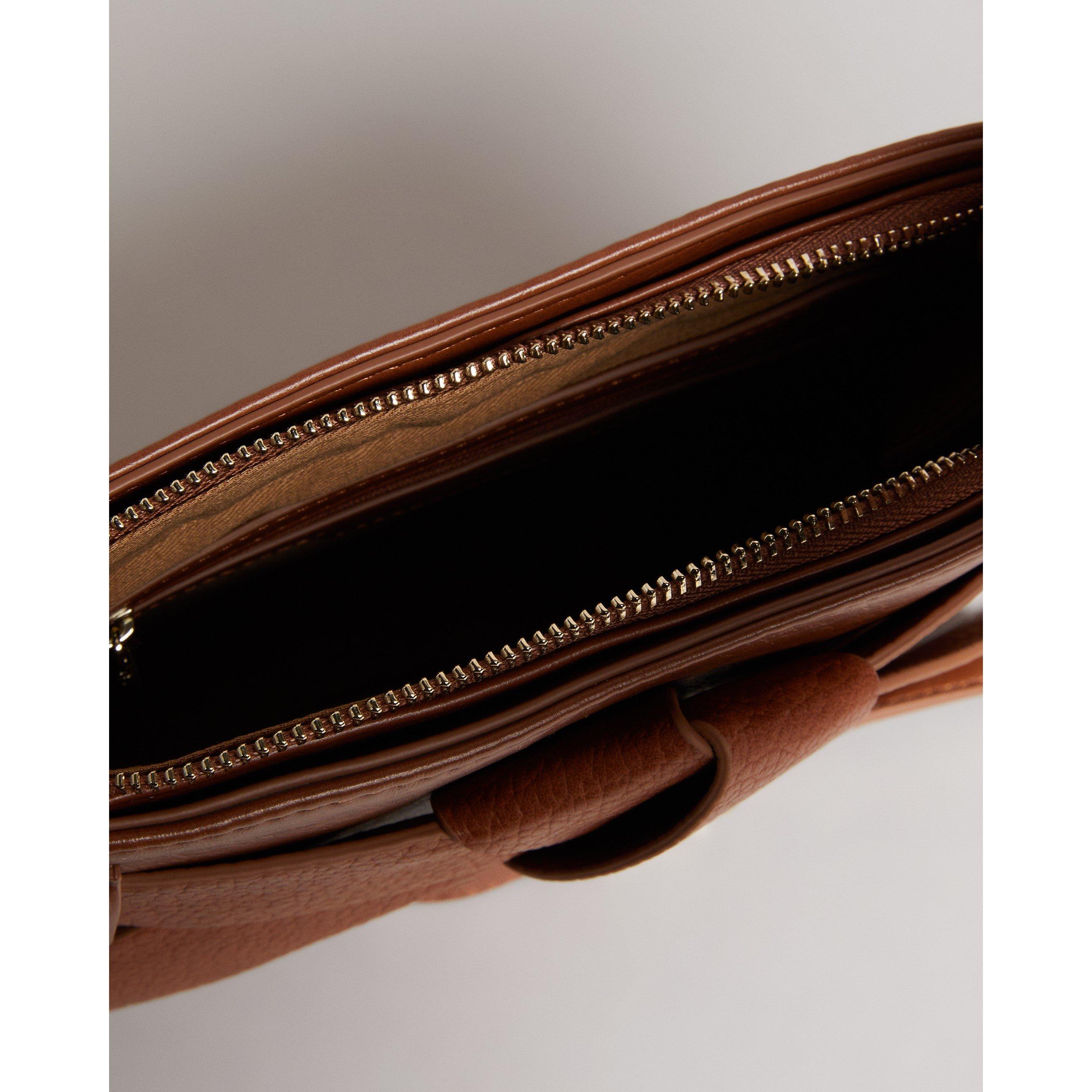 Marrone chiaro - Ted Baker - Jimsina Bow PU Crossbody Bag - 4