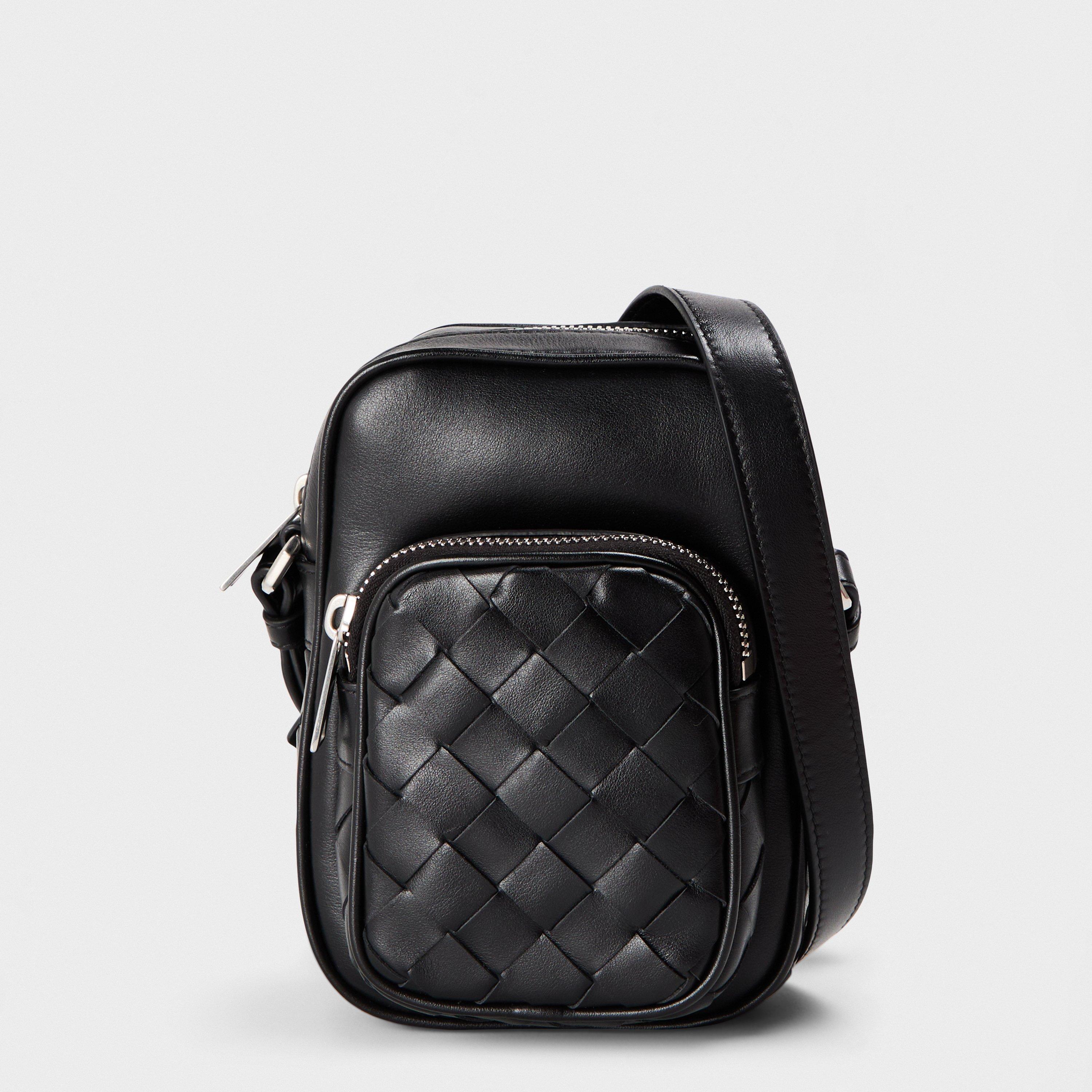 Black - Bottega Veneta - Men's Cross Body Bag - 1