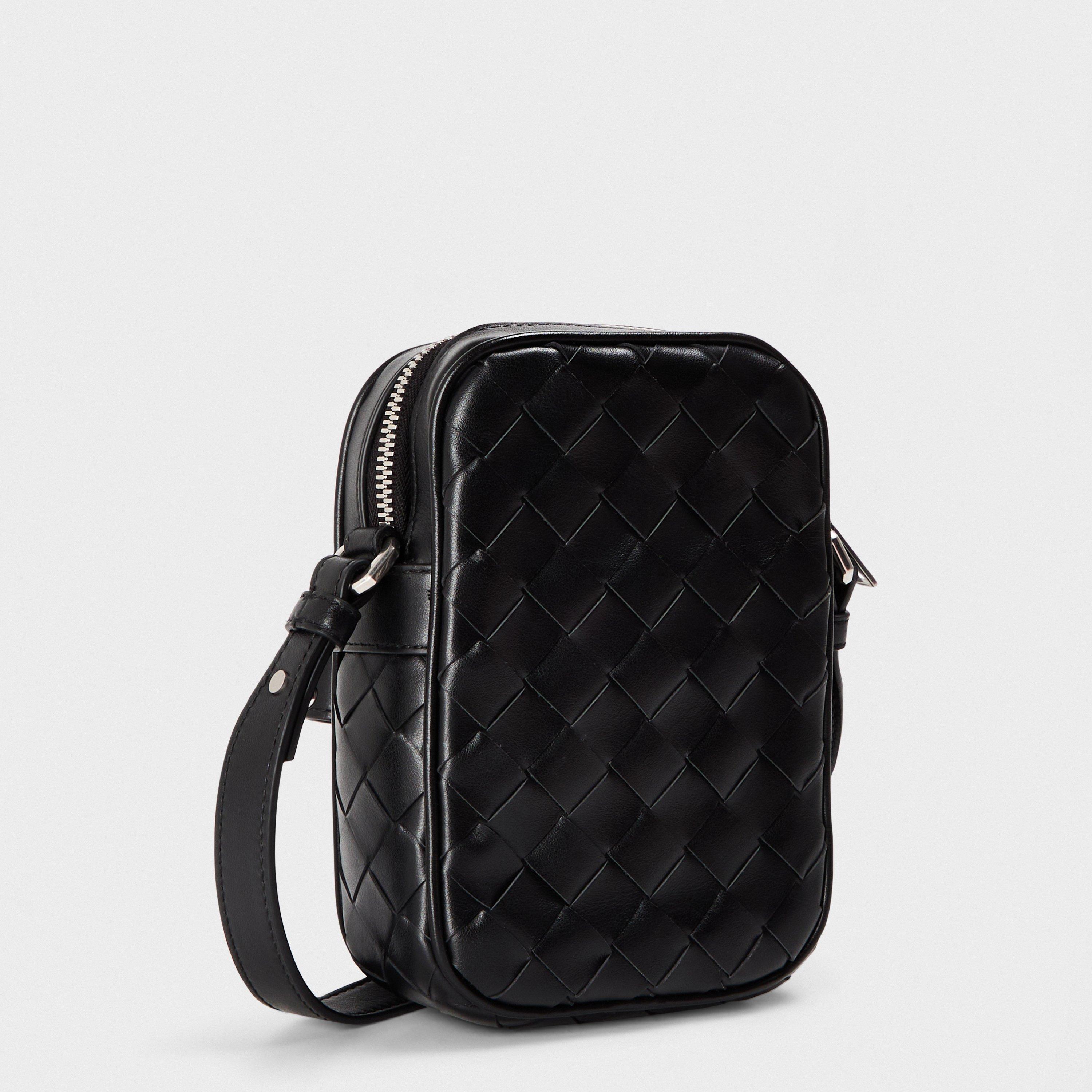 Black - Bottega Veneta - Men's Cross Body Bag - 2