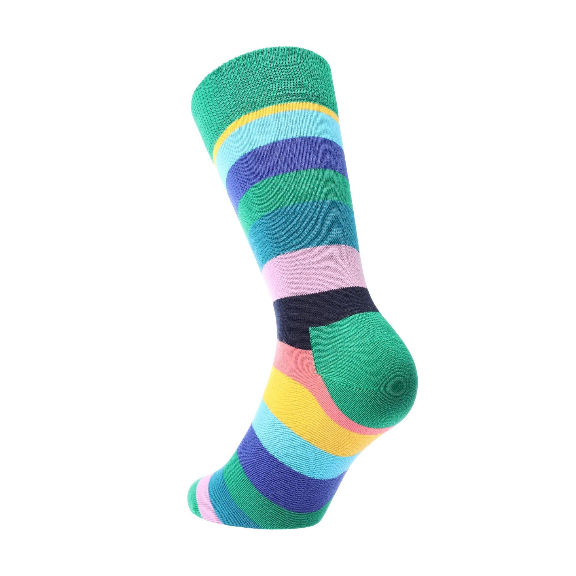 Green - Happy Socks - Stripe Socks - 2