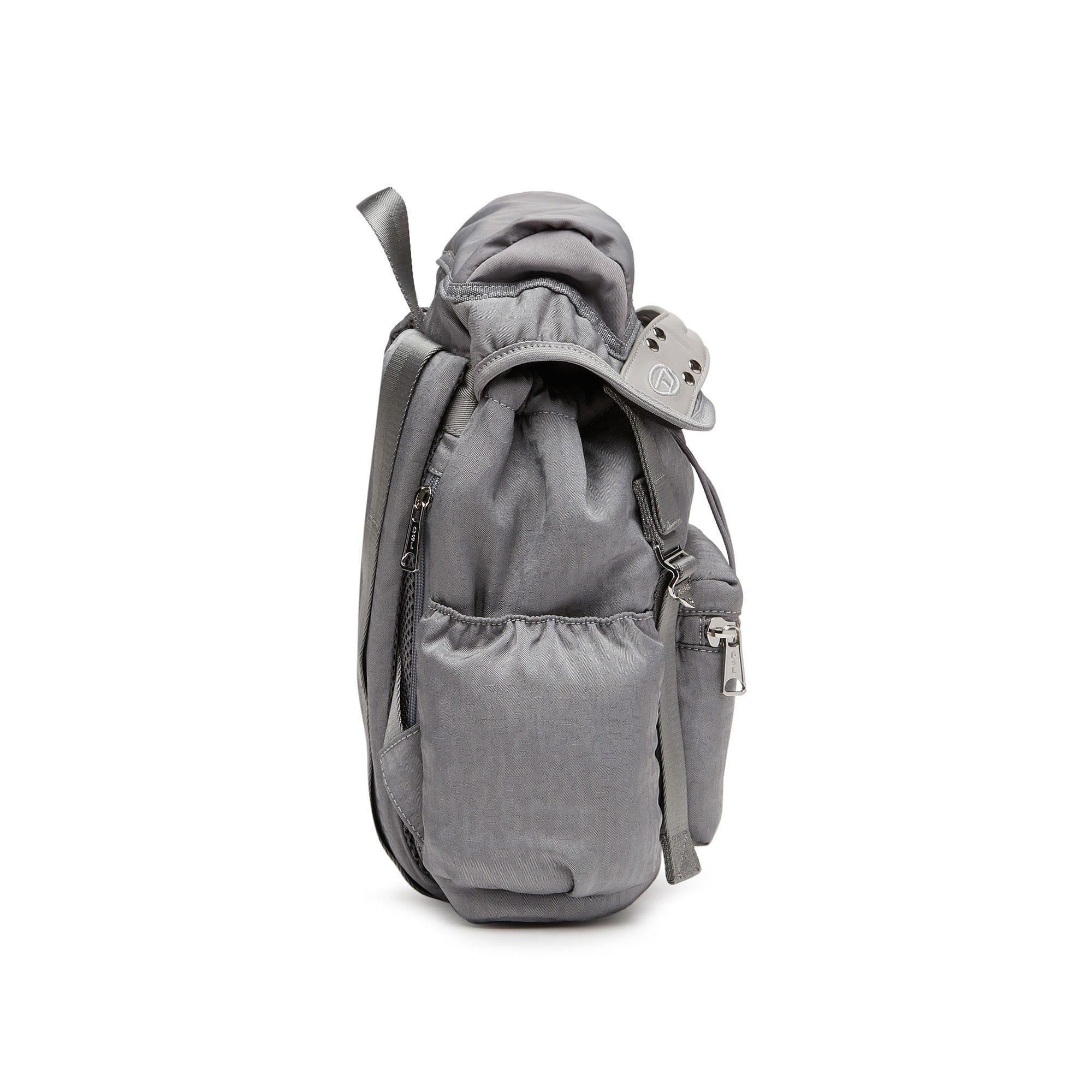 Grey - Diesel - Nylon Mono Backpack - 4