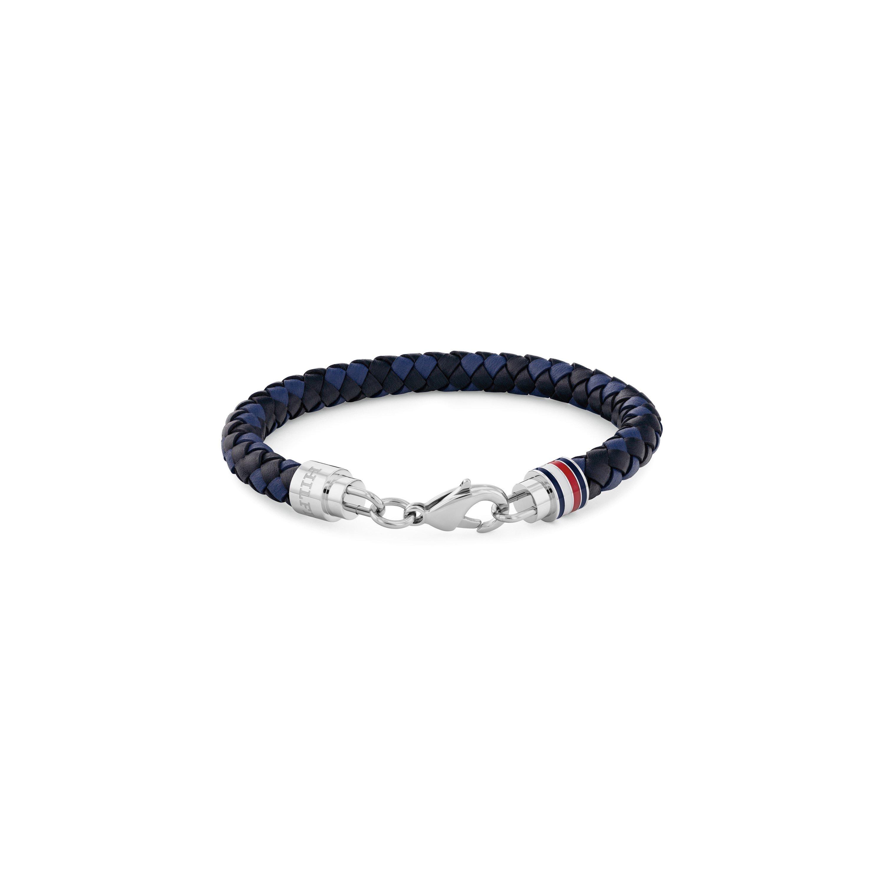 Tommy Hilfiger Tommy Hilfiger Mens Braided Leather Bracelet