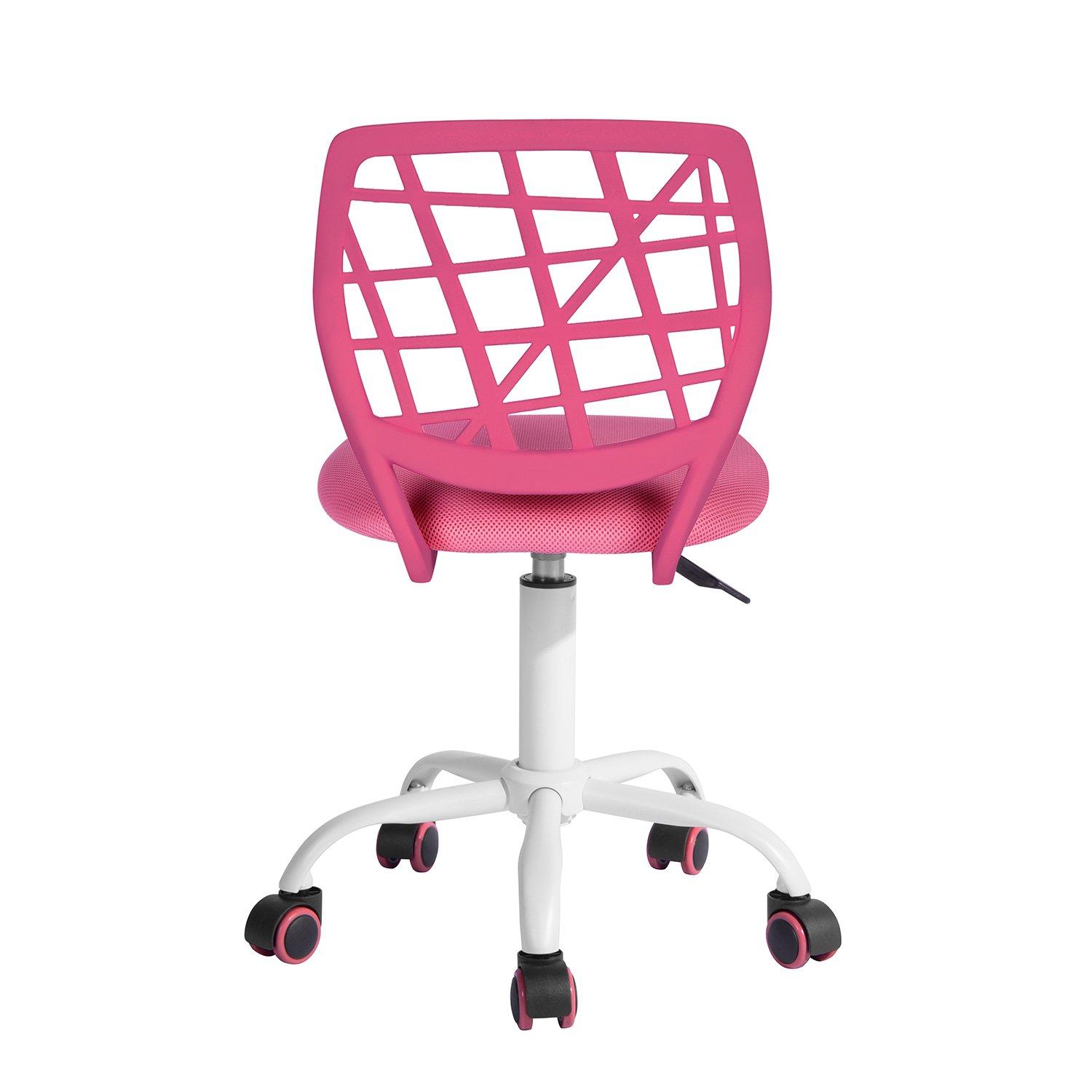 Pink - Urban Meuble - Kids Swivel Desk Chair ¿¿ Adjustable Height - 4