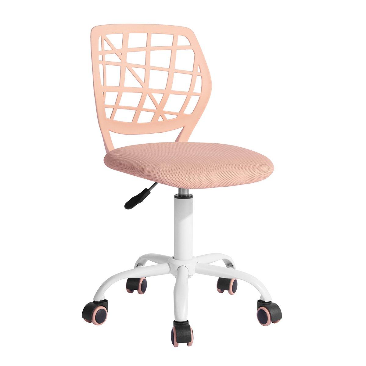 Pink 2 - Urban Meuble - Kids Swivel Desk Chair – Adjustable Height - 2