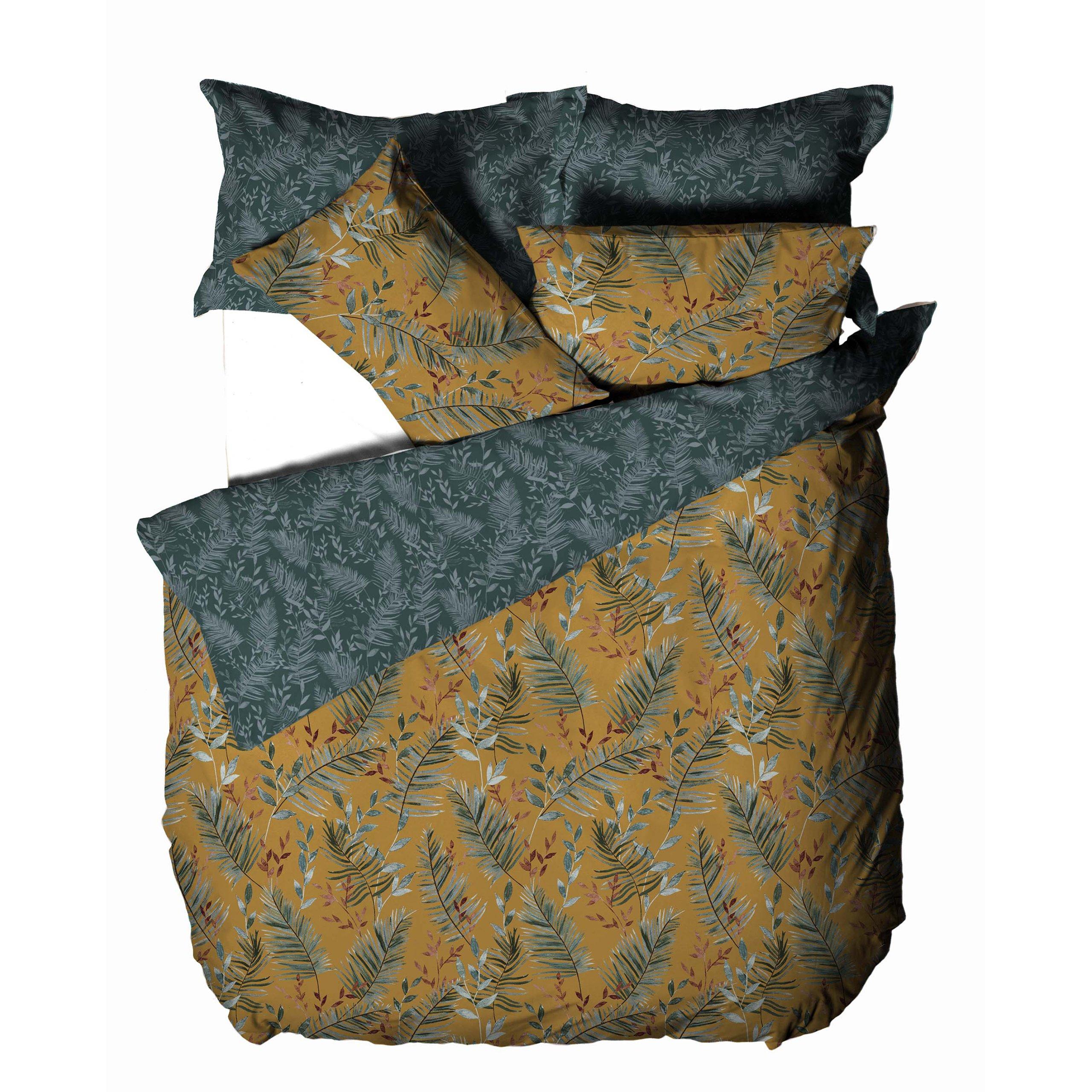 Mustard - furn. - Mazari  Exotic Jungle  Duvet Set - 4