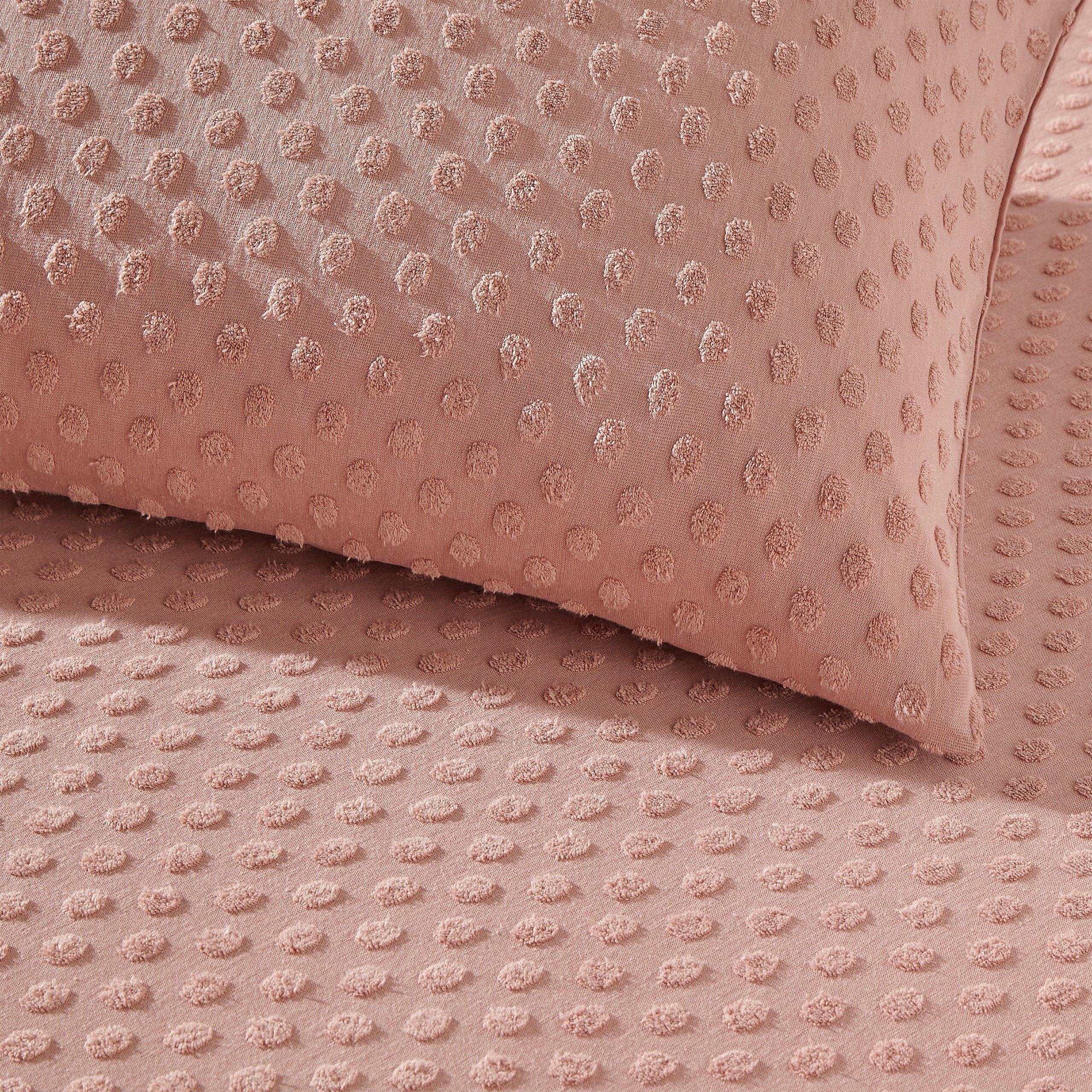 White - Yard - Polka Tuft 100% Cotton Duvet Set - 3