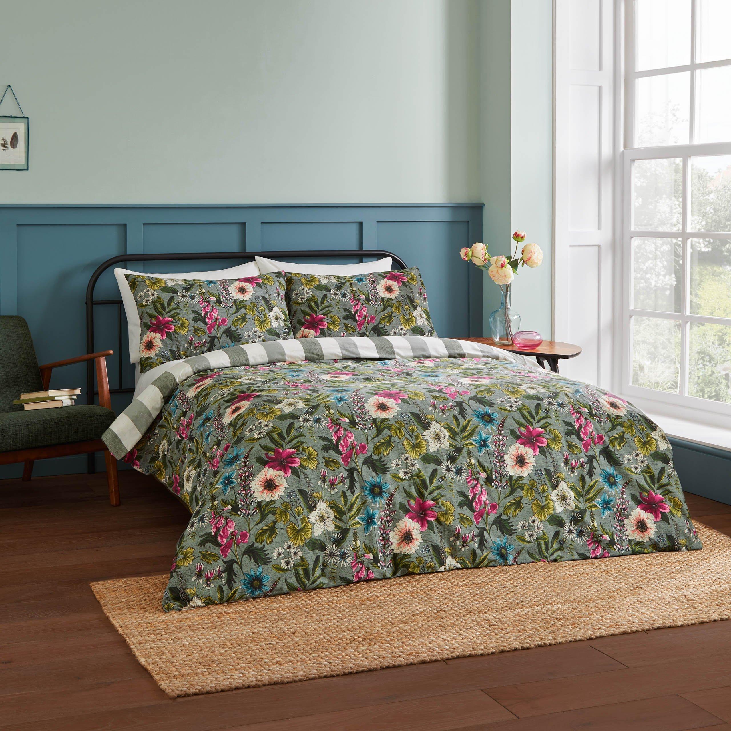 Petrol - Wylder - Hidcote Manor Botanical Duvet Set - 4