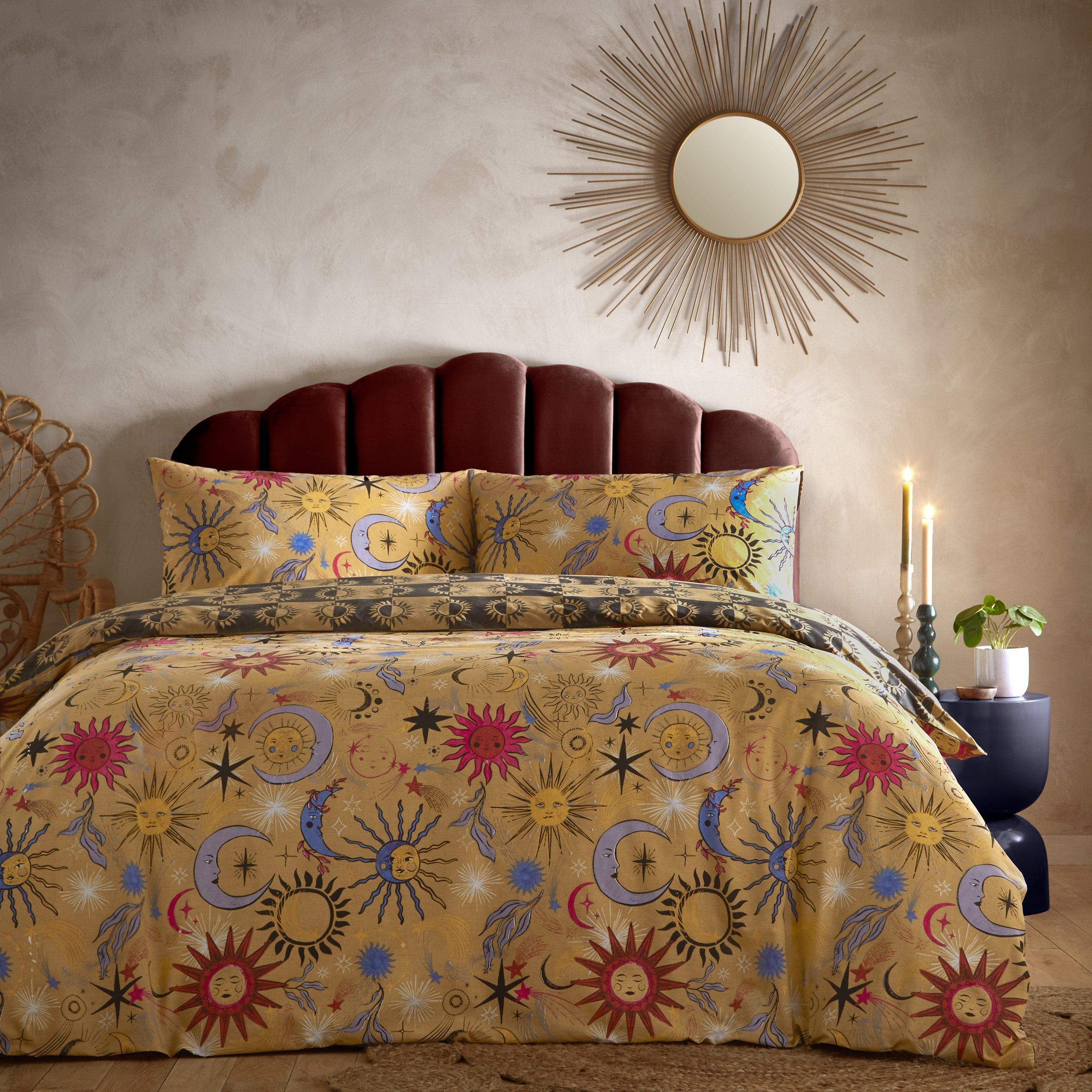 Gold Dust - furn. - Ethereal Star Reversible Duvet Set - 4