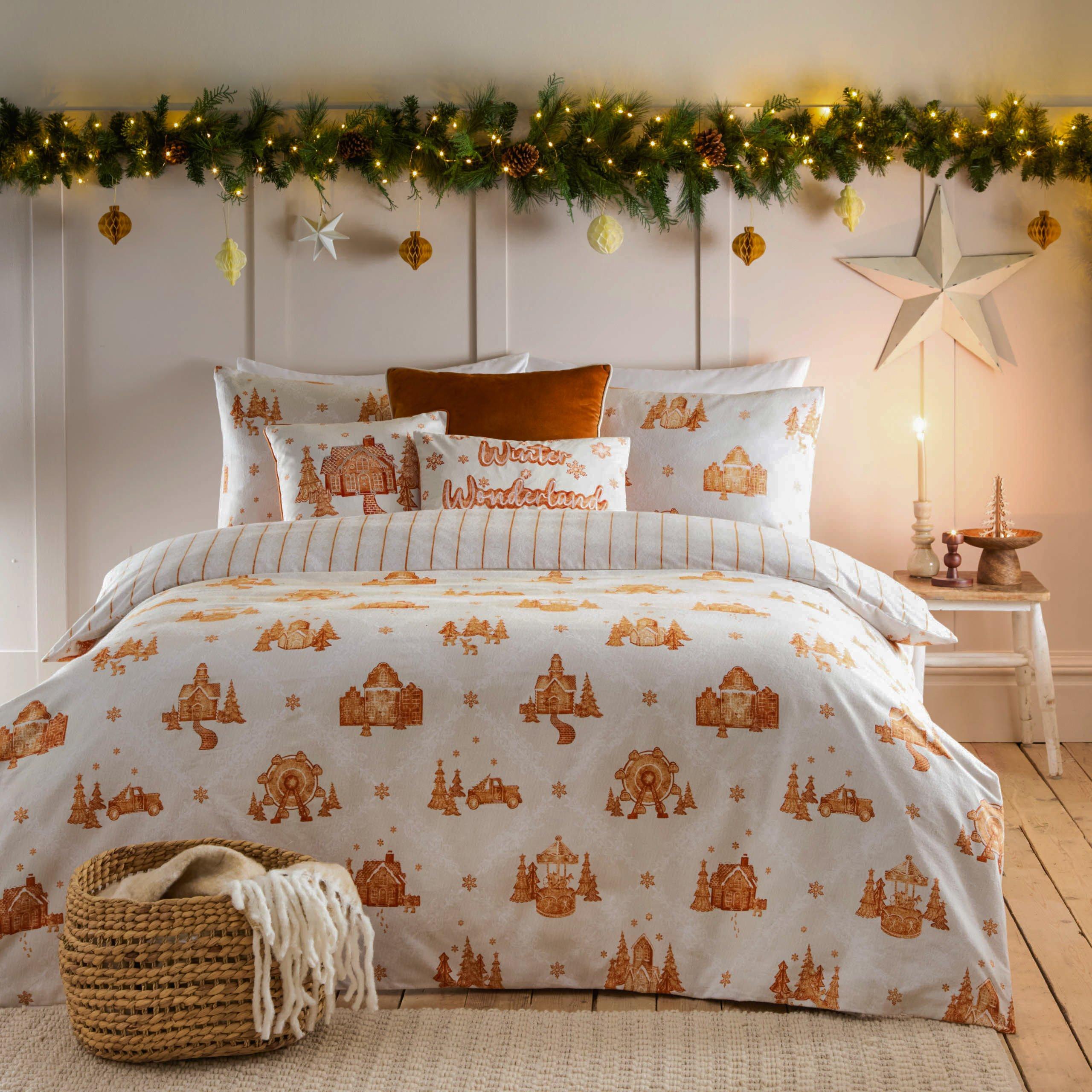 Furn.  Gretel Brushed Cotton Duvet Set - Cloud Dust - King