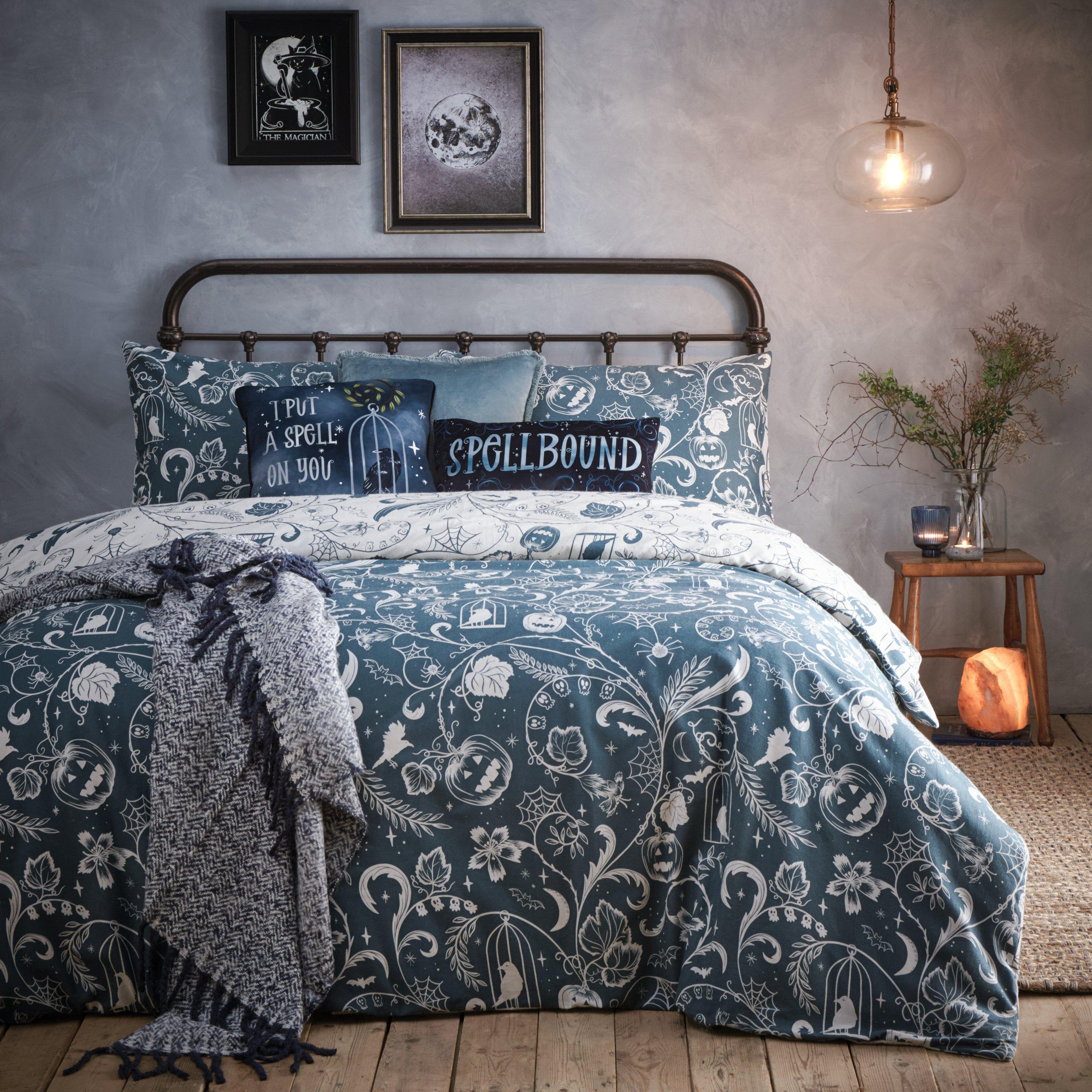 Storm Grey - furn. - Spellbound 100% Brushed Cotton Duvet Set - 1