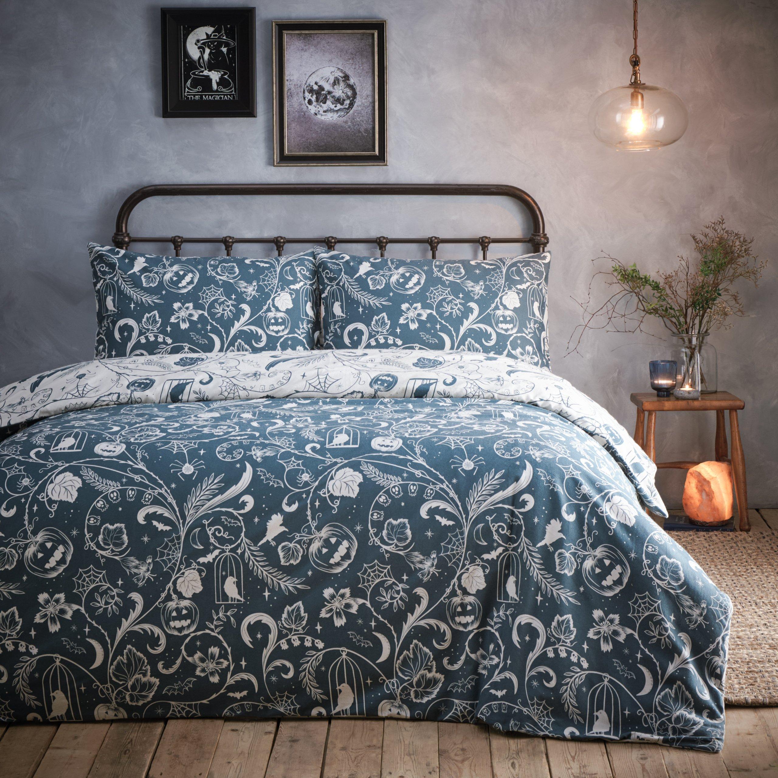 Storm Grey - furn. - Spellbound 100% Brushed Cotton Duvet Set - 4