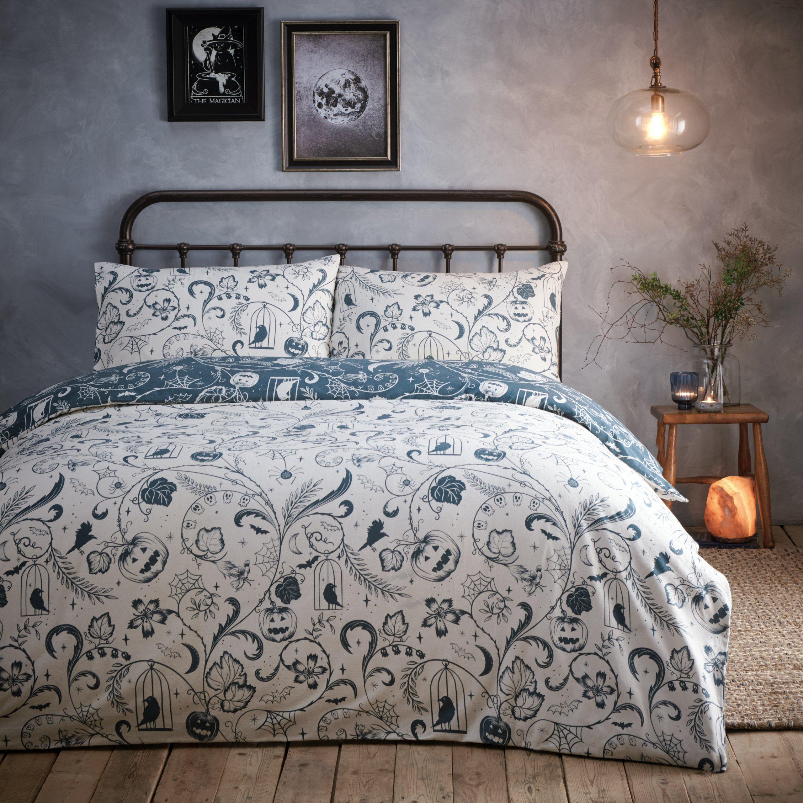 Storm Grey - furn. - Spellbound 100% Brushed Cotton Duvet Set - 5