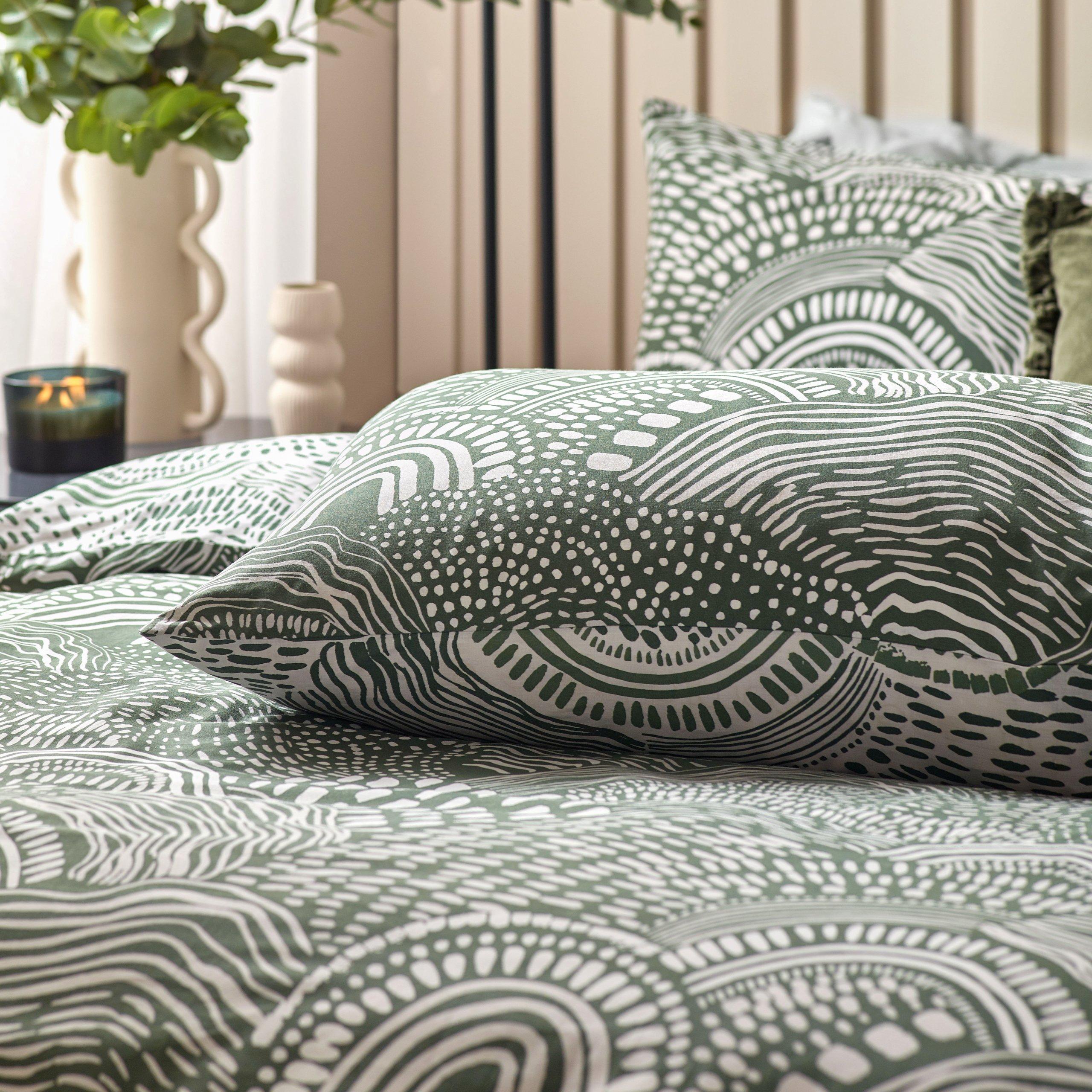 Olive - Hoem - Nola Abstract  Duvet Set - 3