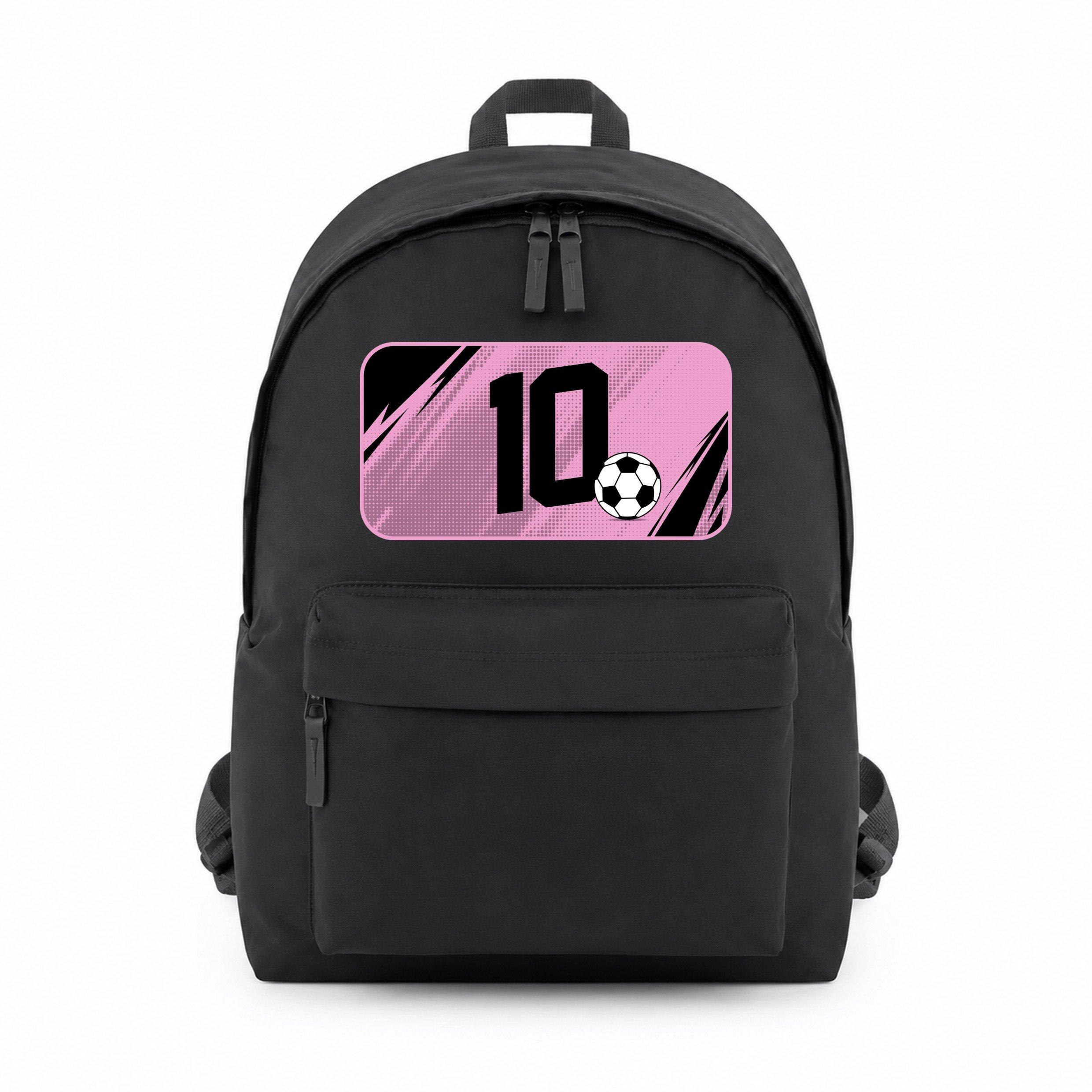 Zwart Arg10 - AWD - football Backpack Miami Inspired