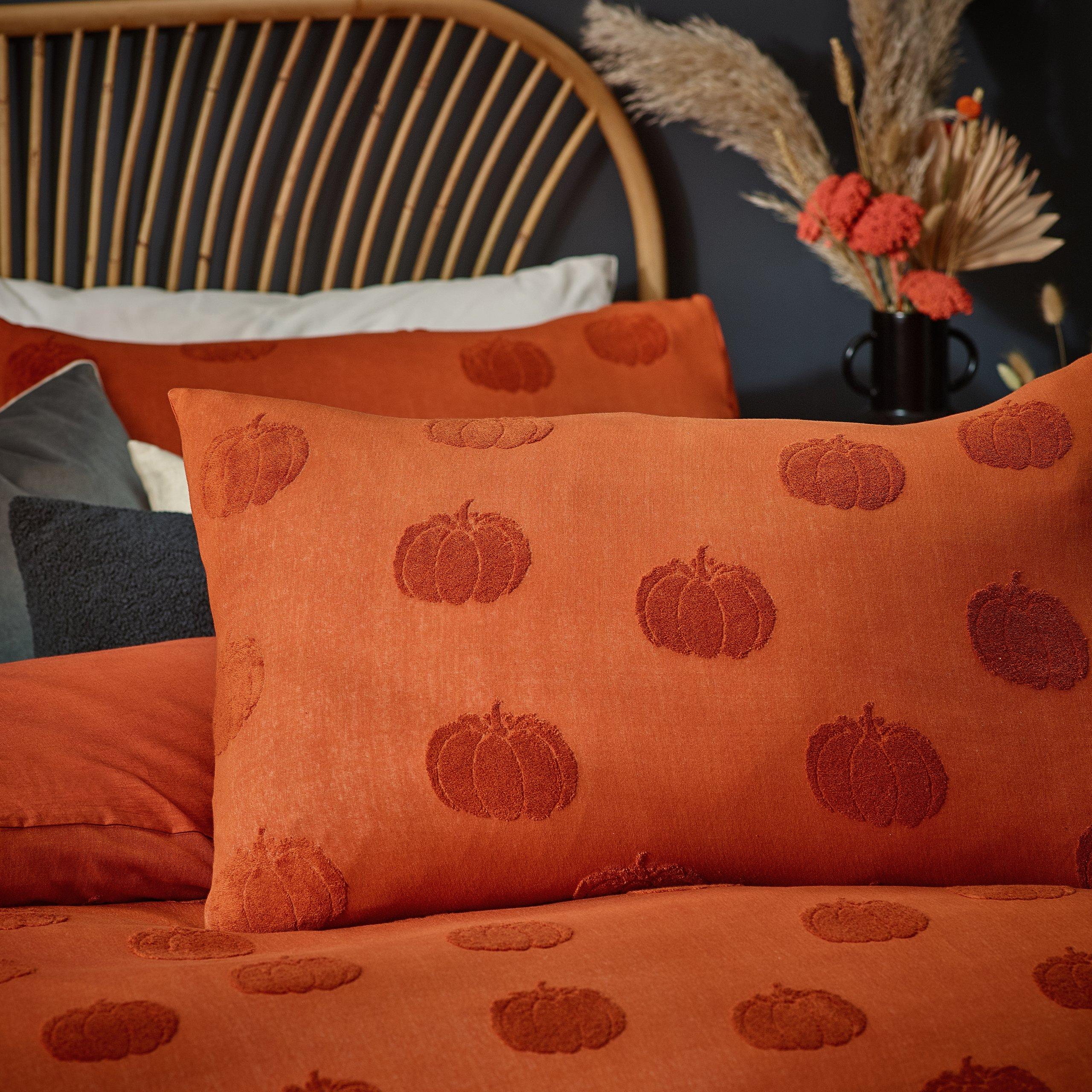 Spice - furn. - Pumpkin Tufted 100% Cotton Duvet Set - 4