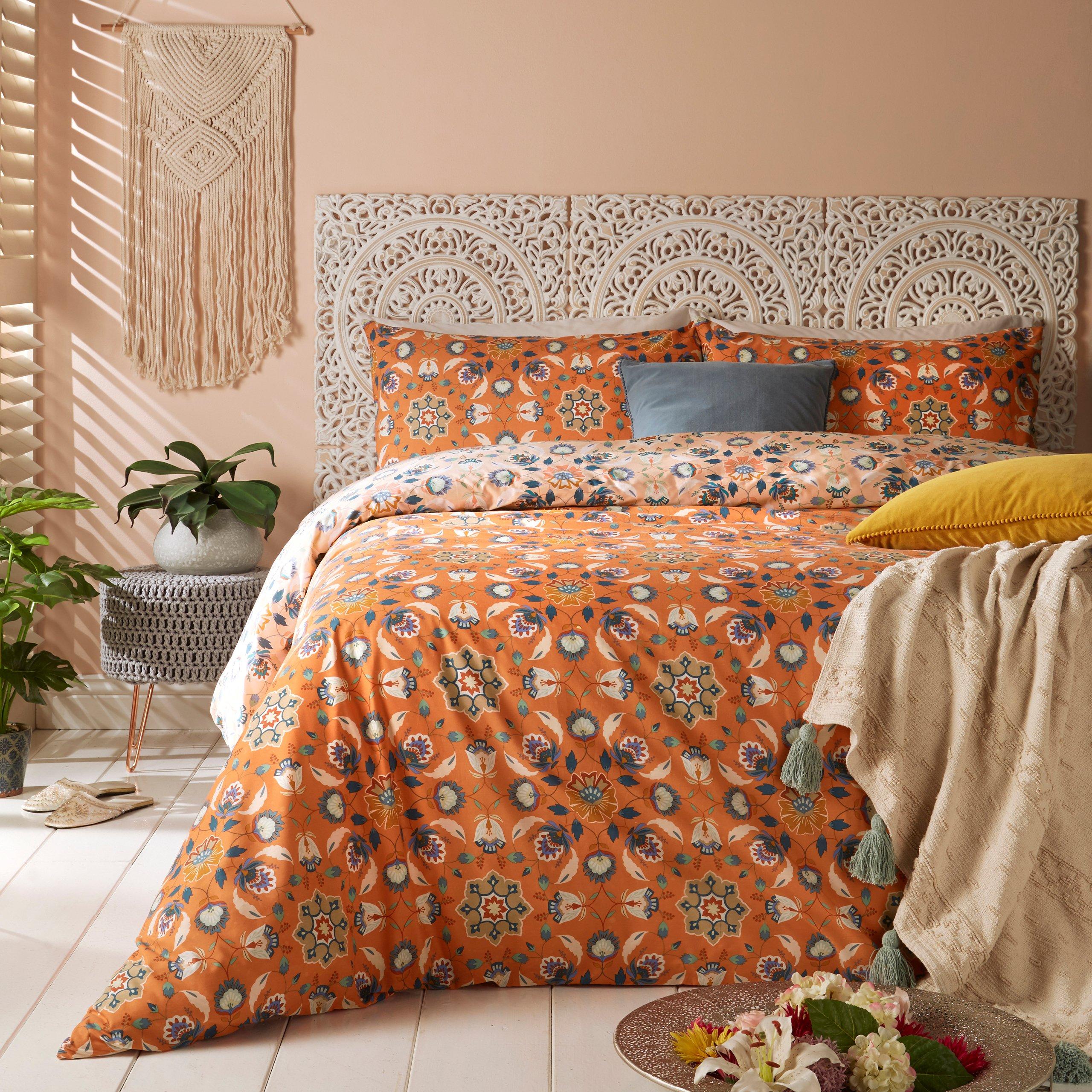 furn. Folk Flora  Floral Duvet Set