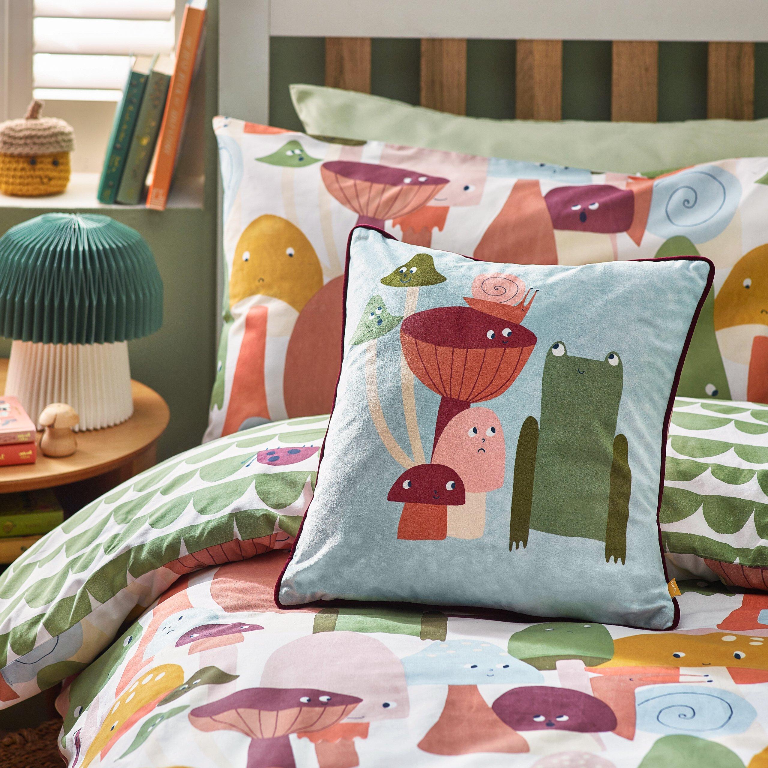Multicolour - little furn. - Funguys Mushroom Duvet Set - 2