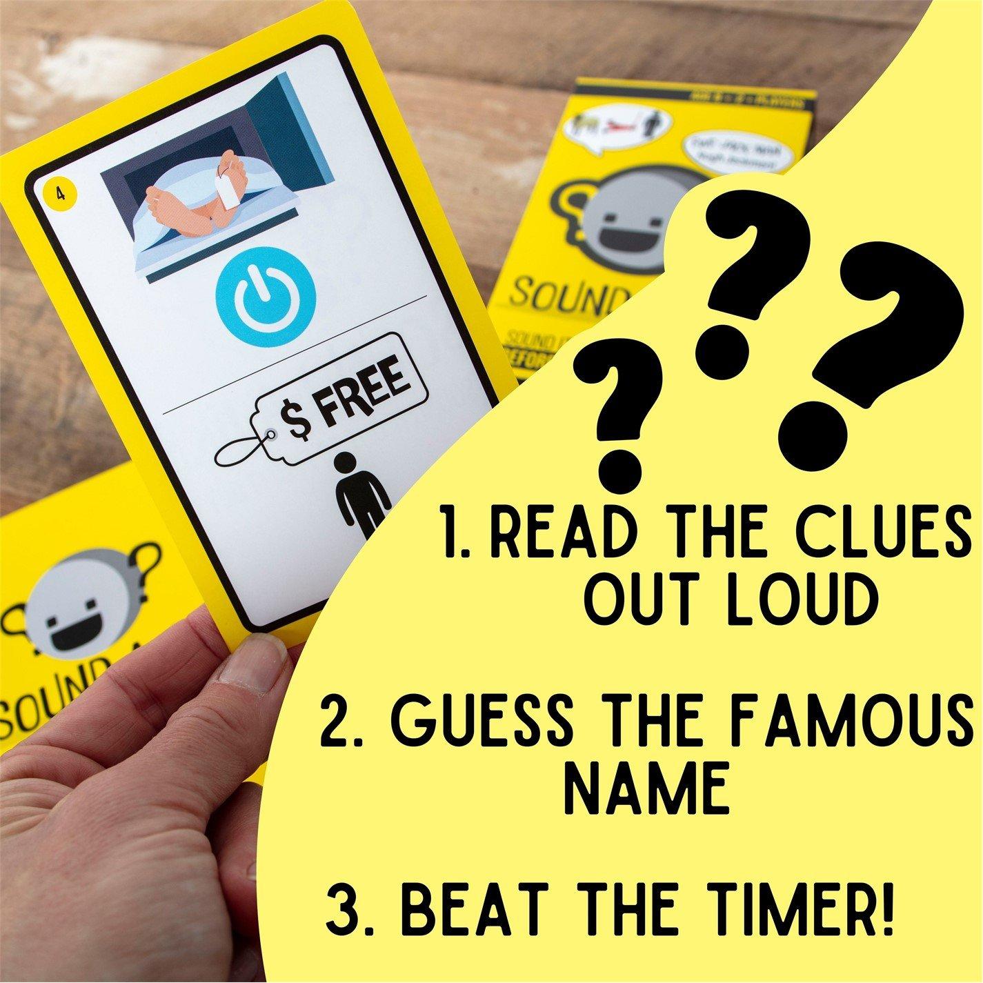 Yellow - Boxer Gifts - Sound-A-Like Game - Fun Guessing Card Game - 3
