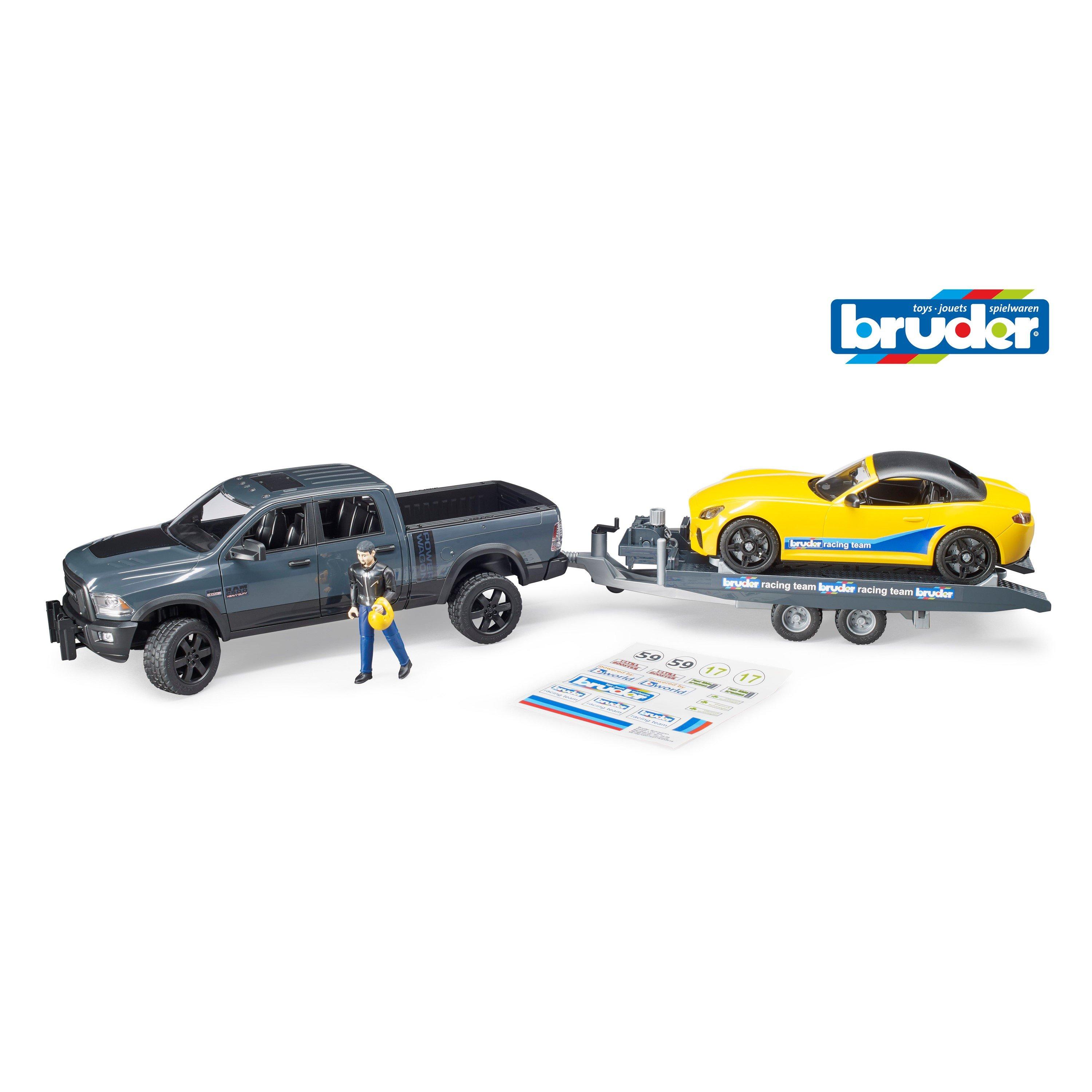 Multi - Bruder - Bruder 1:16 RAM 2500 Power Wagon and BRUDER Roadst - 6