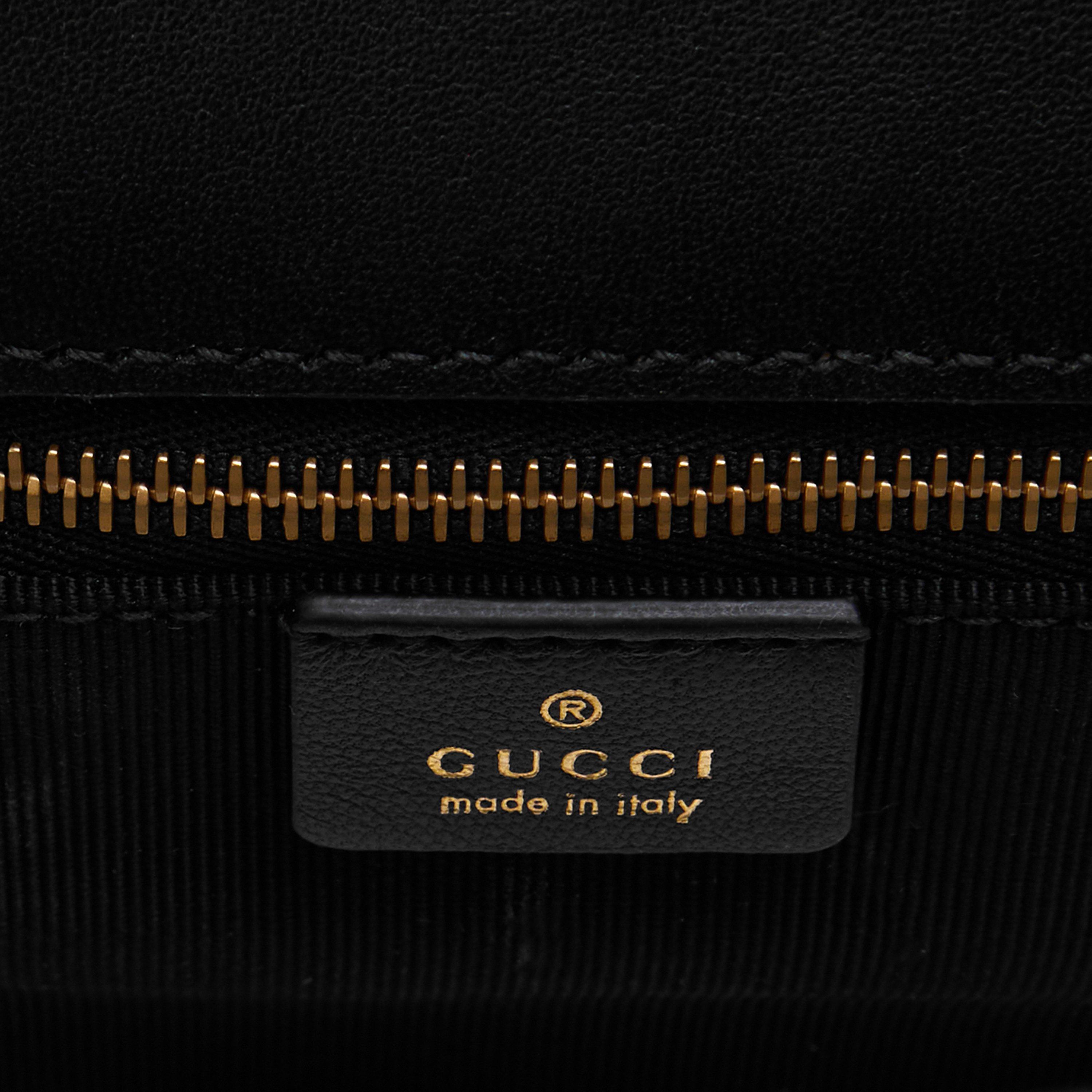 Black/Green - Gucci - Gucci Marmont Stripe Ld64 - 4