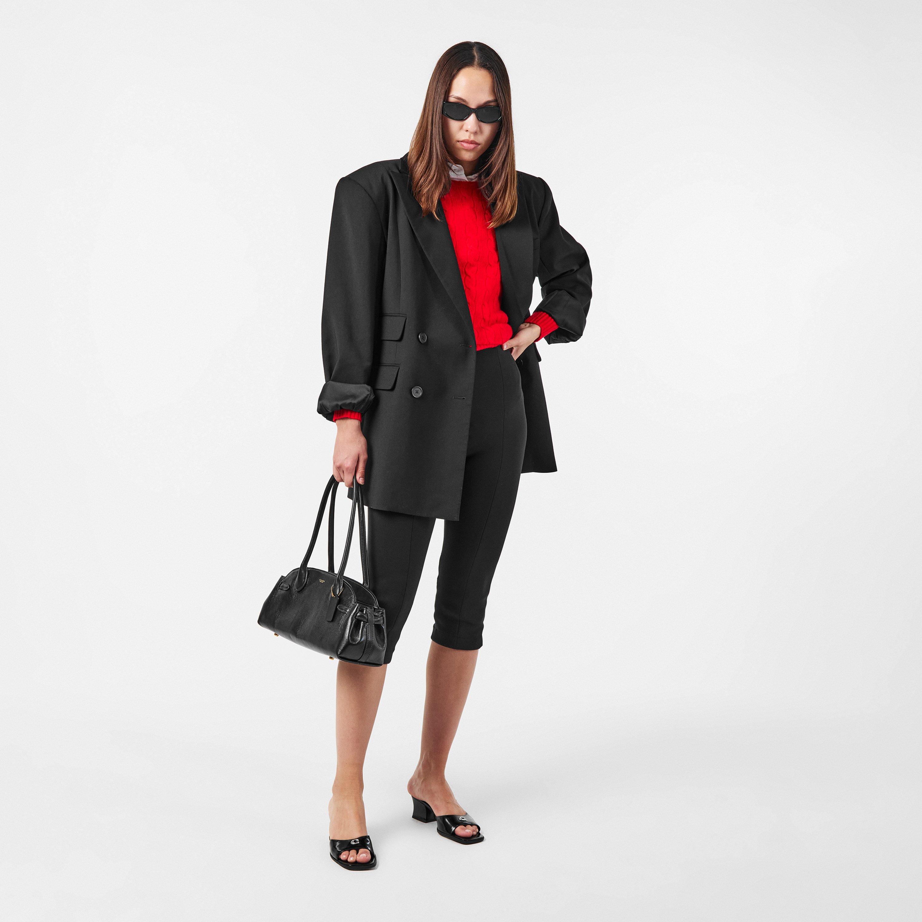 b4/black - Coach - Women's Empire Carryall Satchel Bag - 5