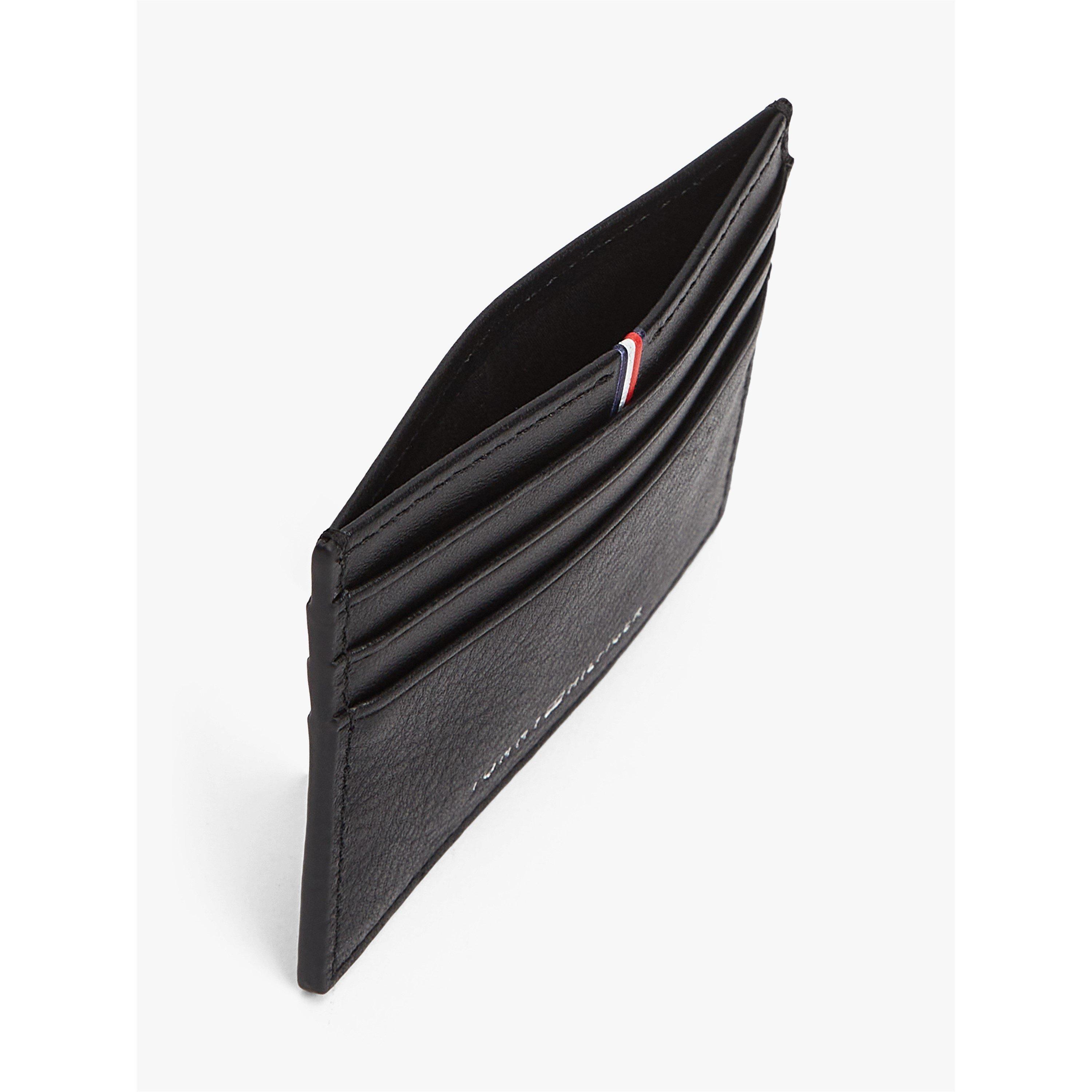 Black - Tommy Hilfiger - Corp Leather Cardholder - 2