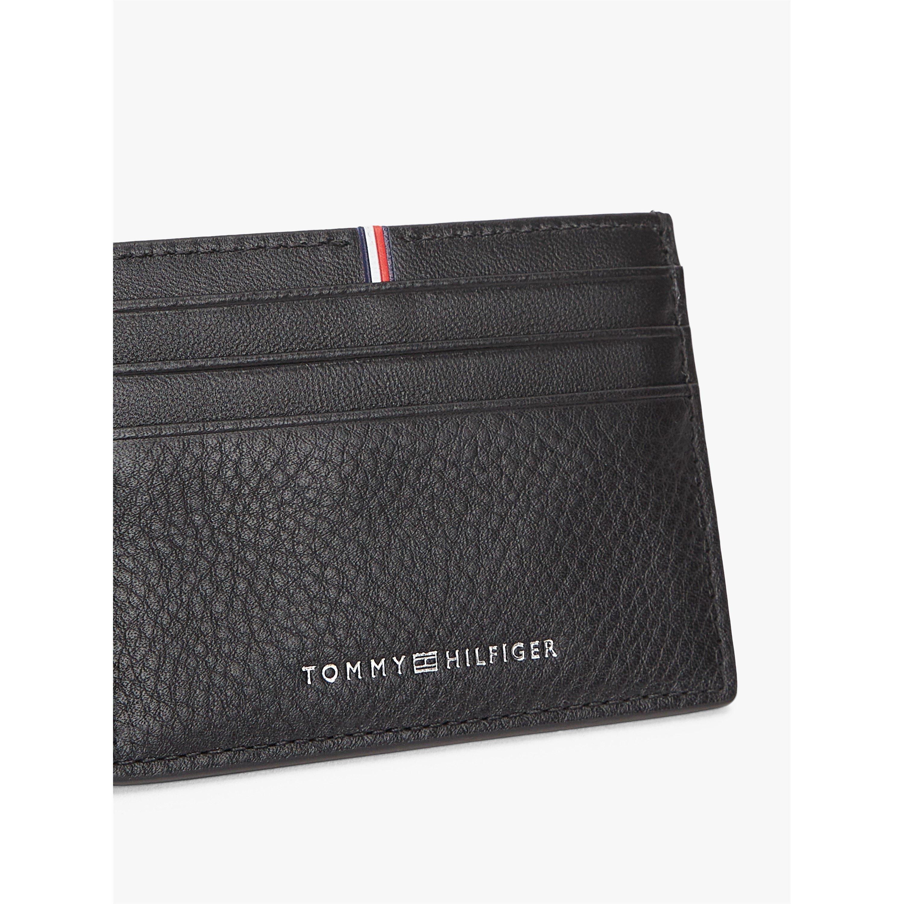 Black - Tommy Hilfiger - Corp Leather Cardholder - 3