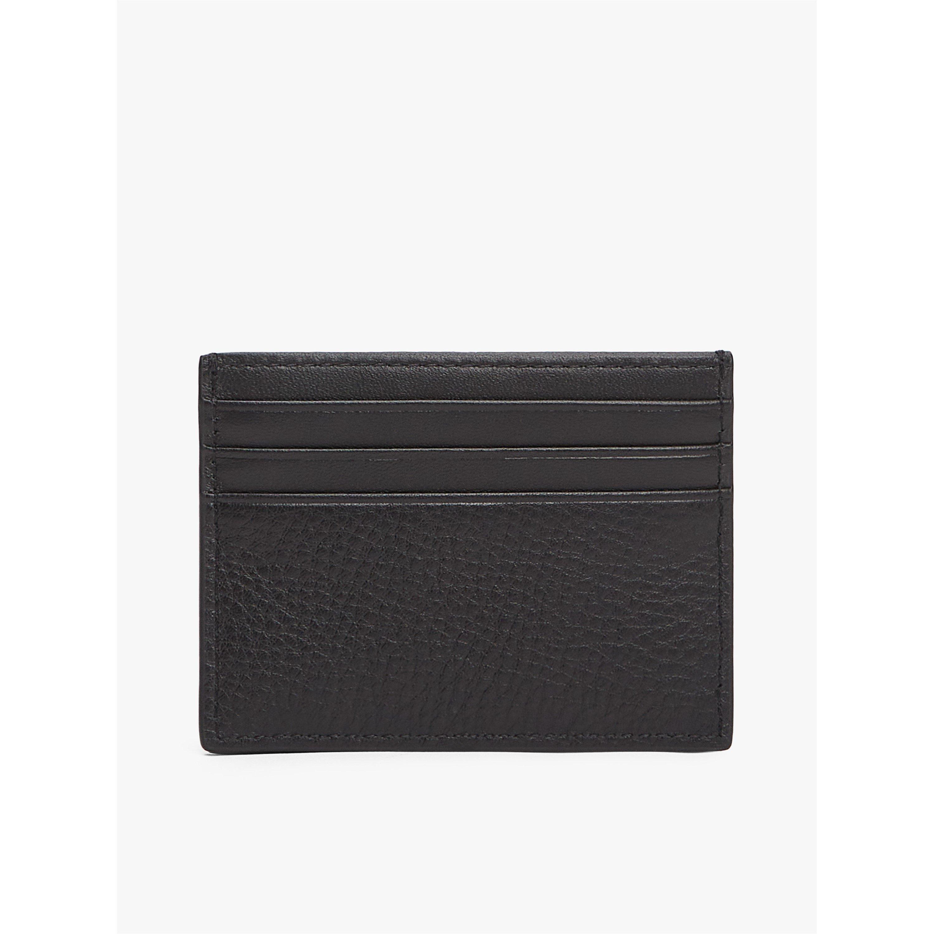 Black - Tommy Hilfiger - Corp Leather Cardholder - 4