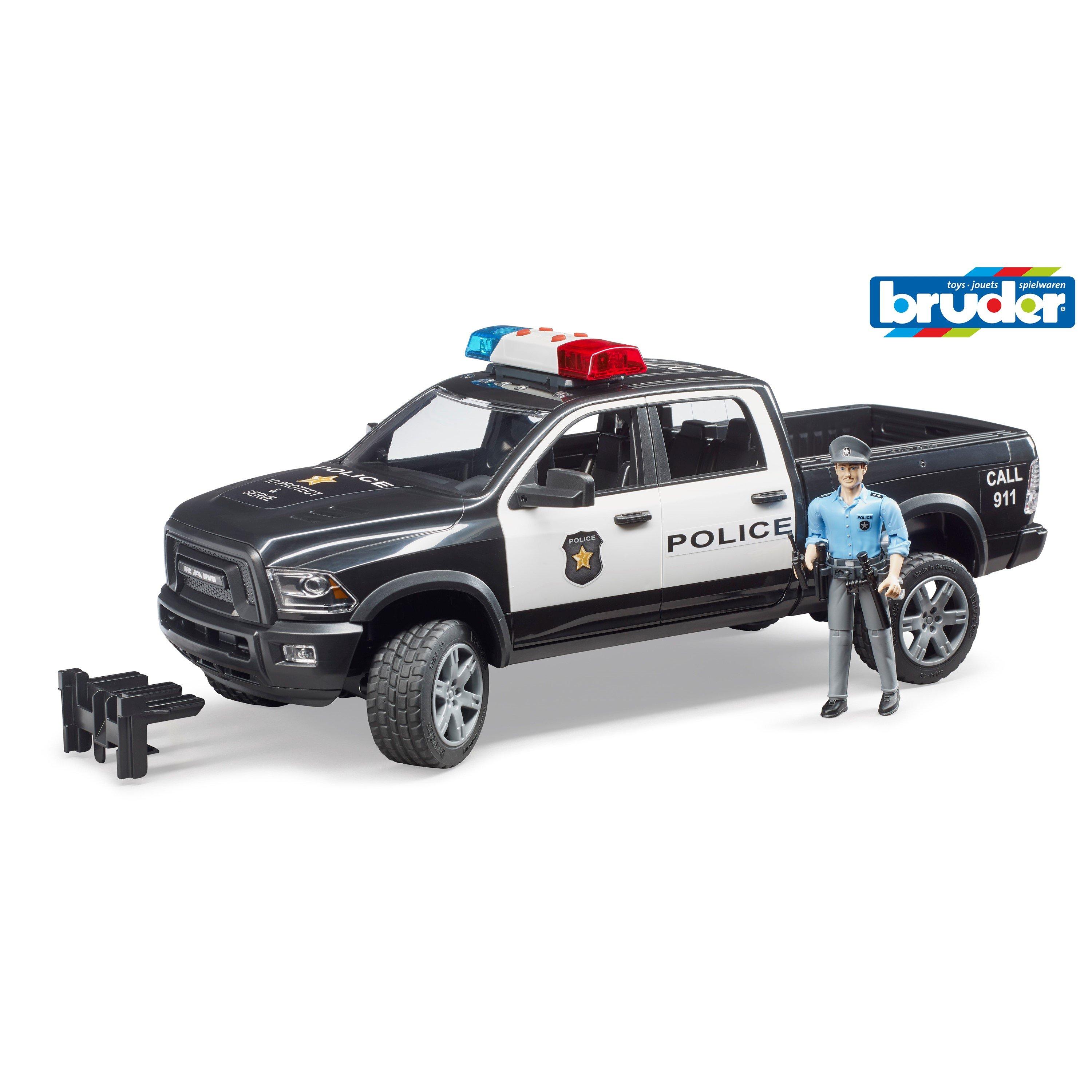 Multi - Bruder - Bruder 1:16 RAM 2500 Police truck with policeman a - 1