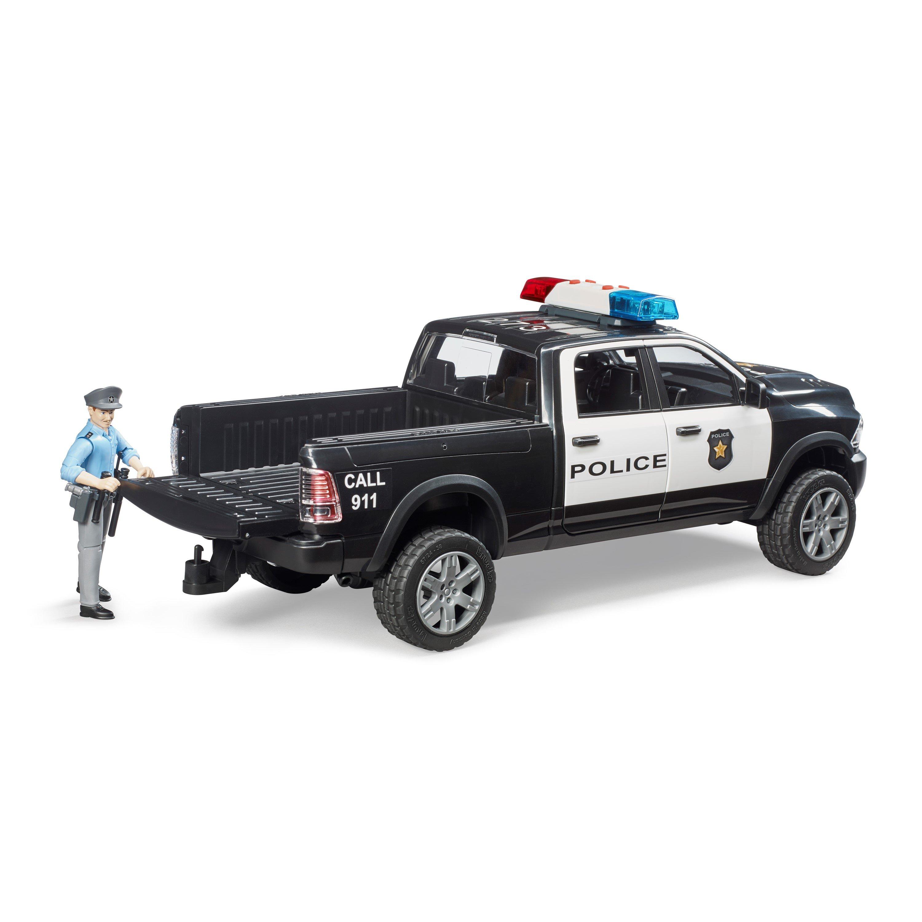 Multi - Bruder - Bruder 1:16 RAM 2500 Police truck with policeman a - 4
