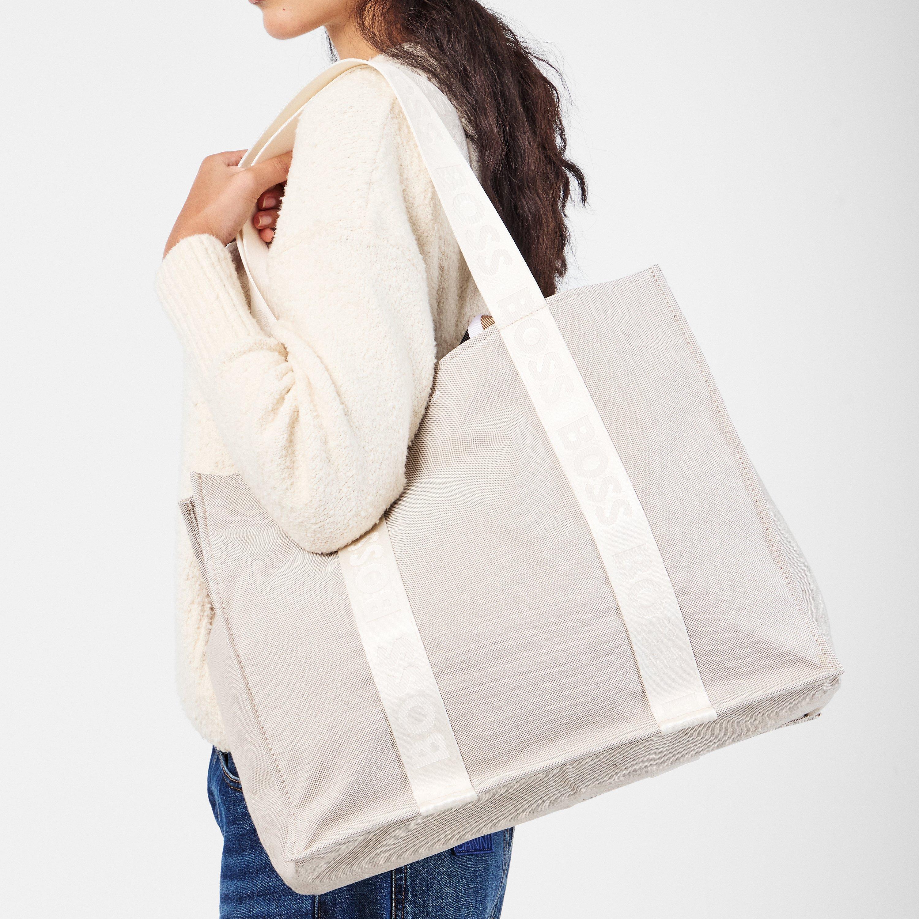 Light/Grey - Boss - Deva Tote Handbag - 3