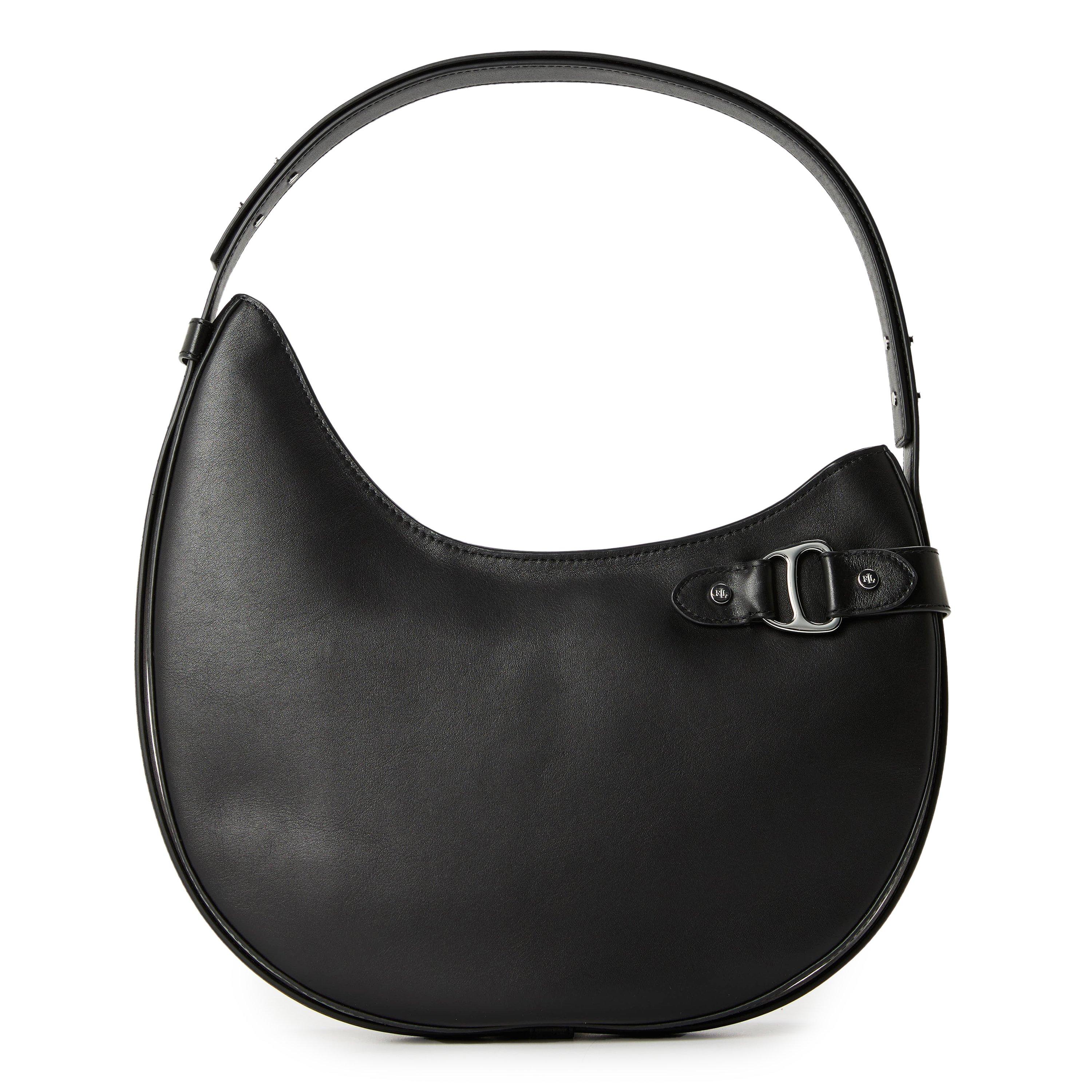 BLACK - Lauren by Ralph Lauren - Women's Tasha Large Shoulder Bag - 1