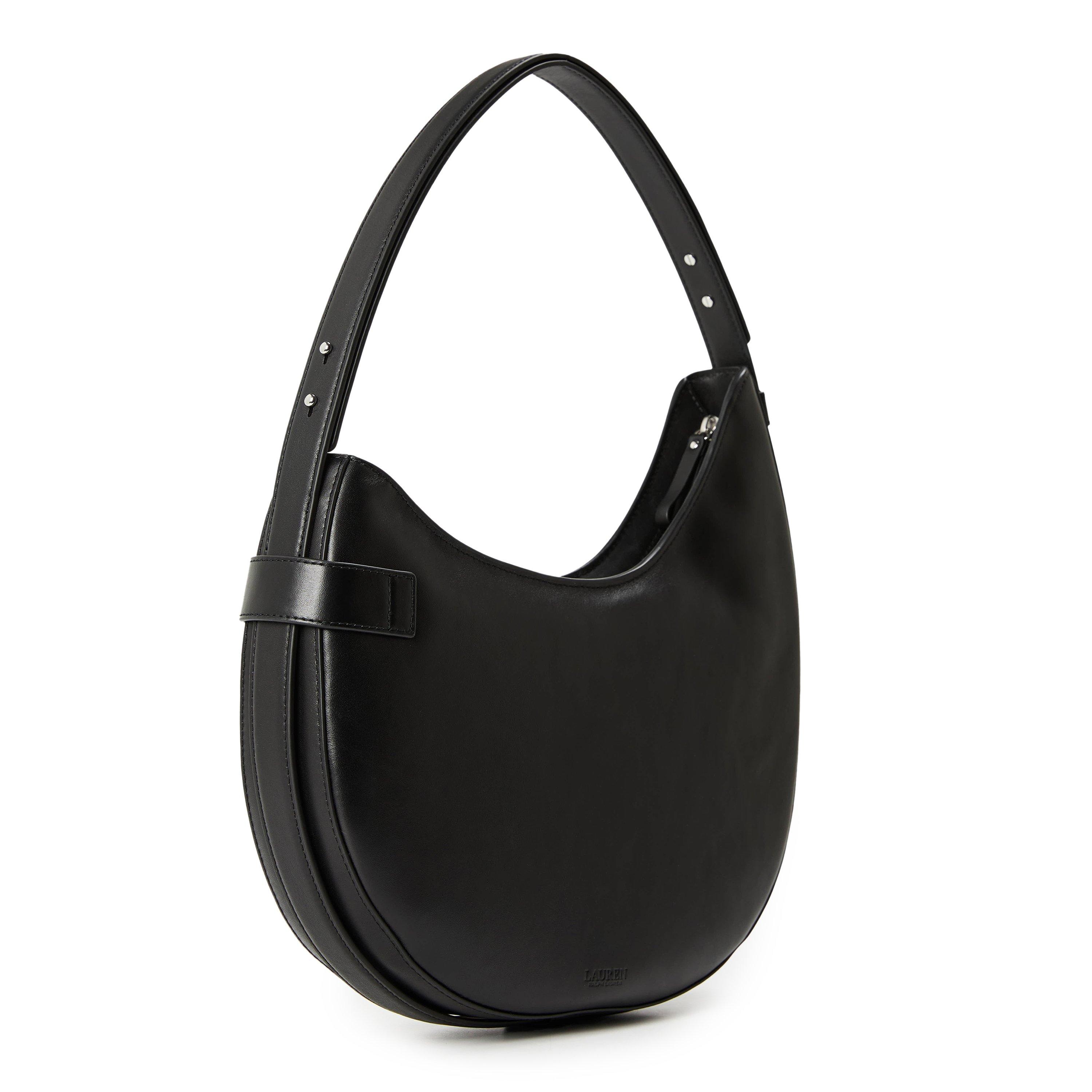 BLACK - Lauren by Ralph Lauren - Women's Tasha Large Shoulder Bag - 2
