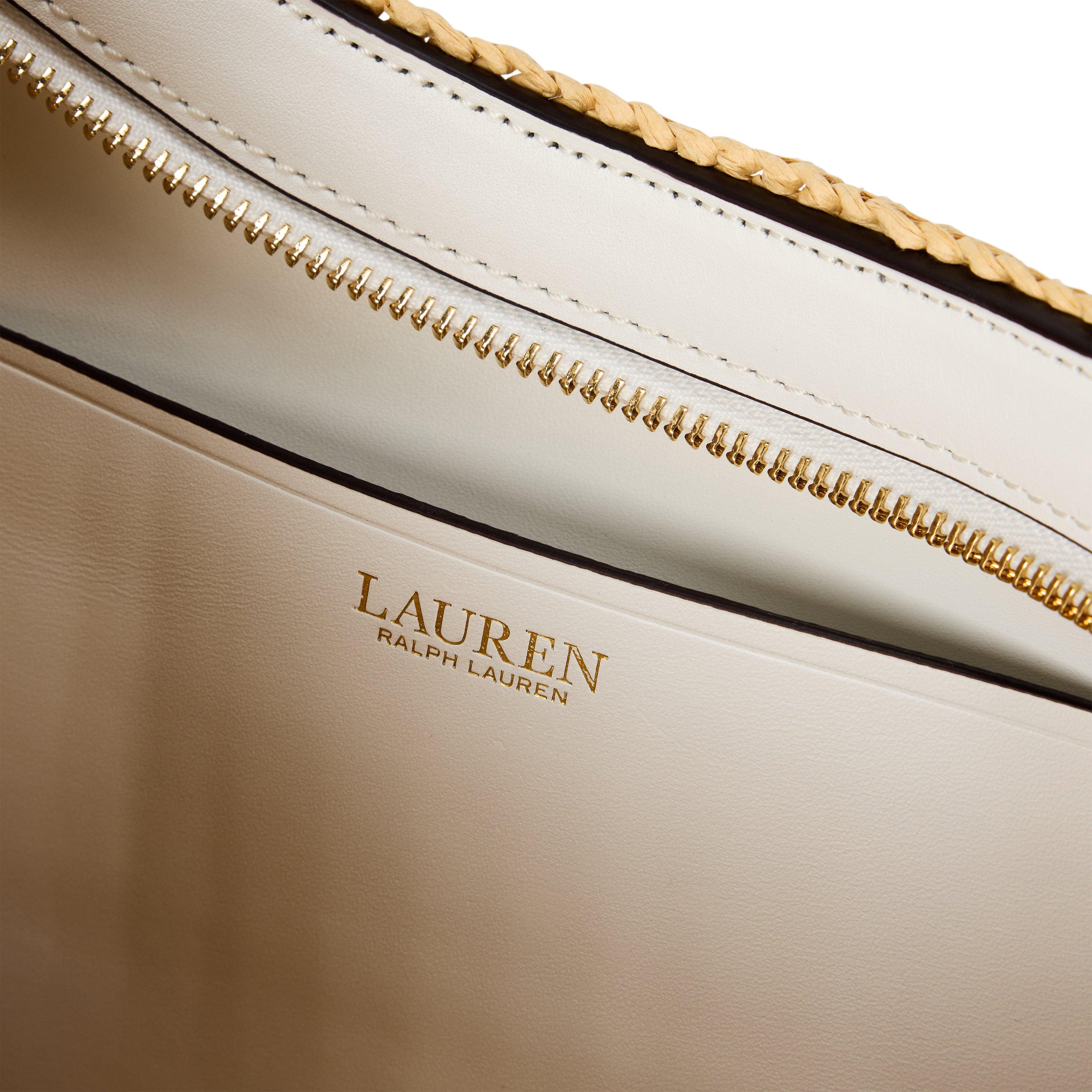 Natural - Lauren by Ralph Lauren - Women's Tasha Large Shoulder Bag - 4